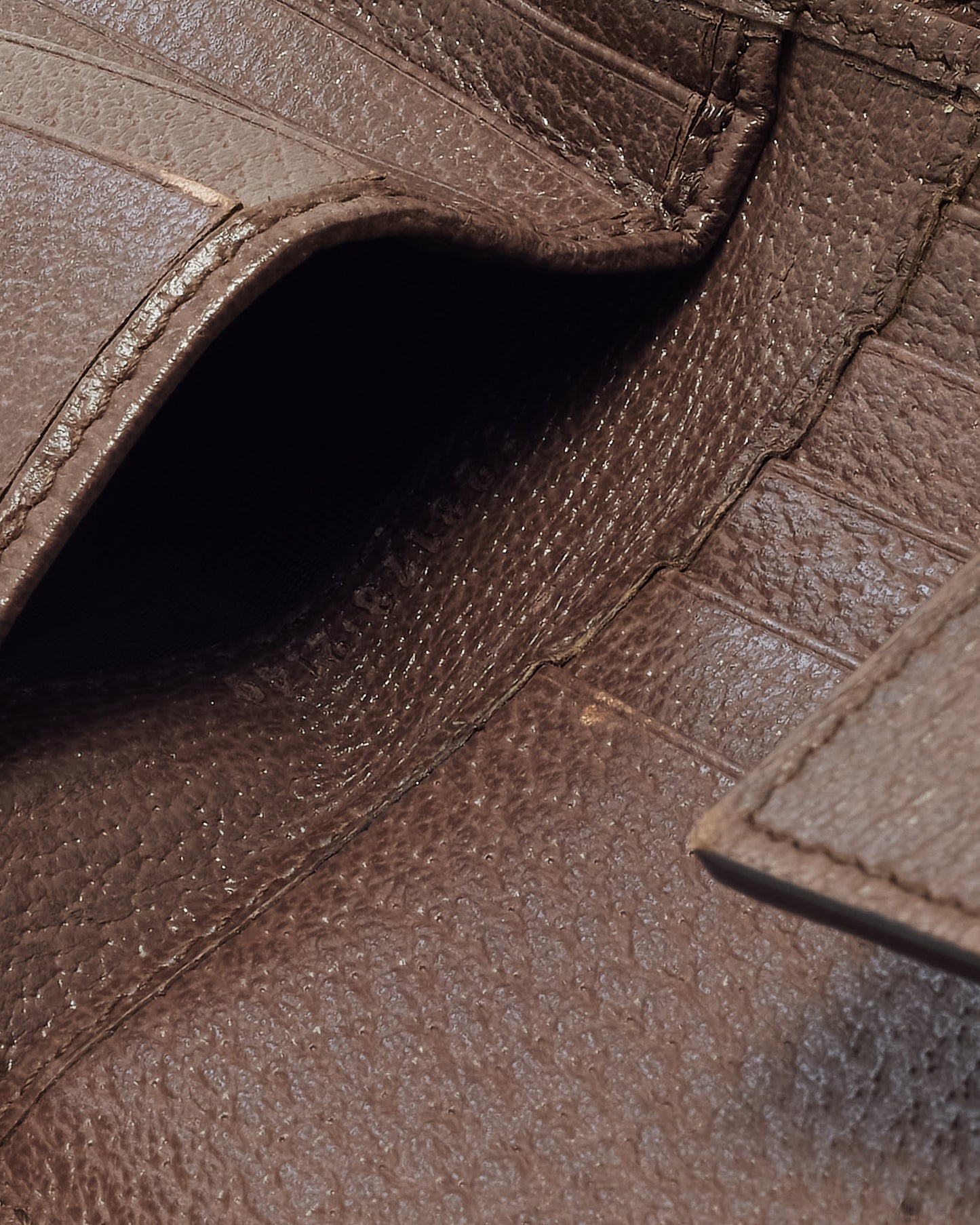 Gucci Brown Leather & GG Supreme Canvas Ophidia French Flap Wallet