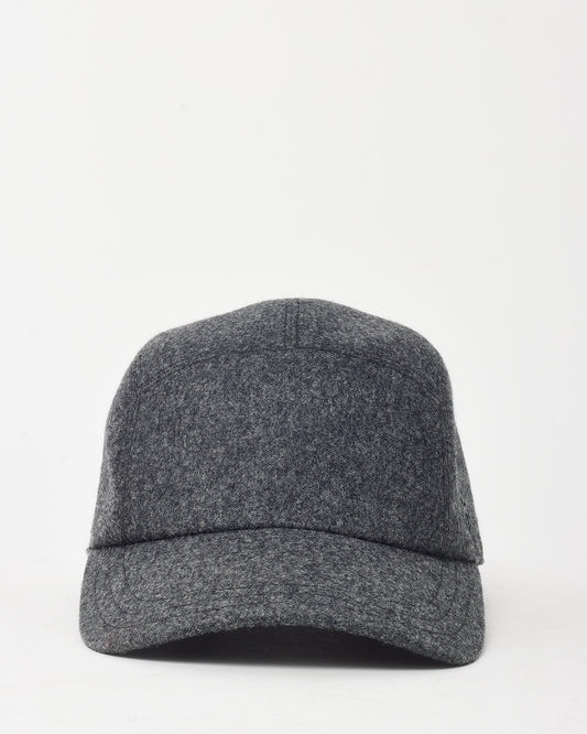 Hermès Men's Grey Wool H Nevada Baseball Cap - 59