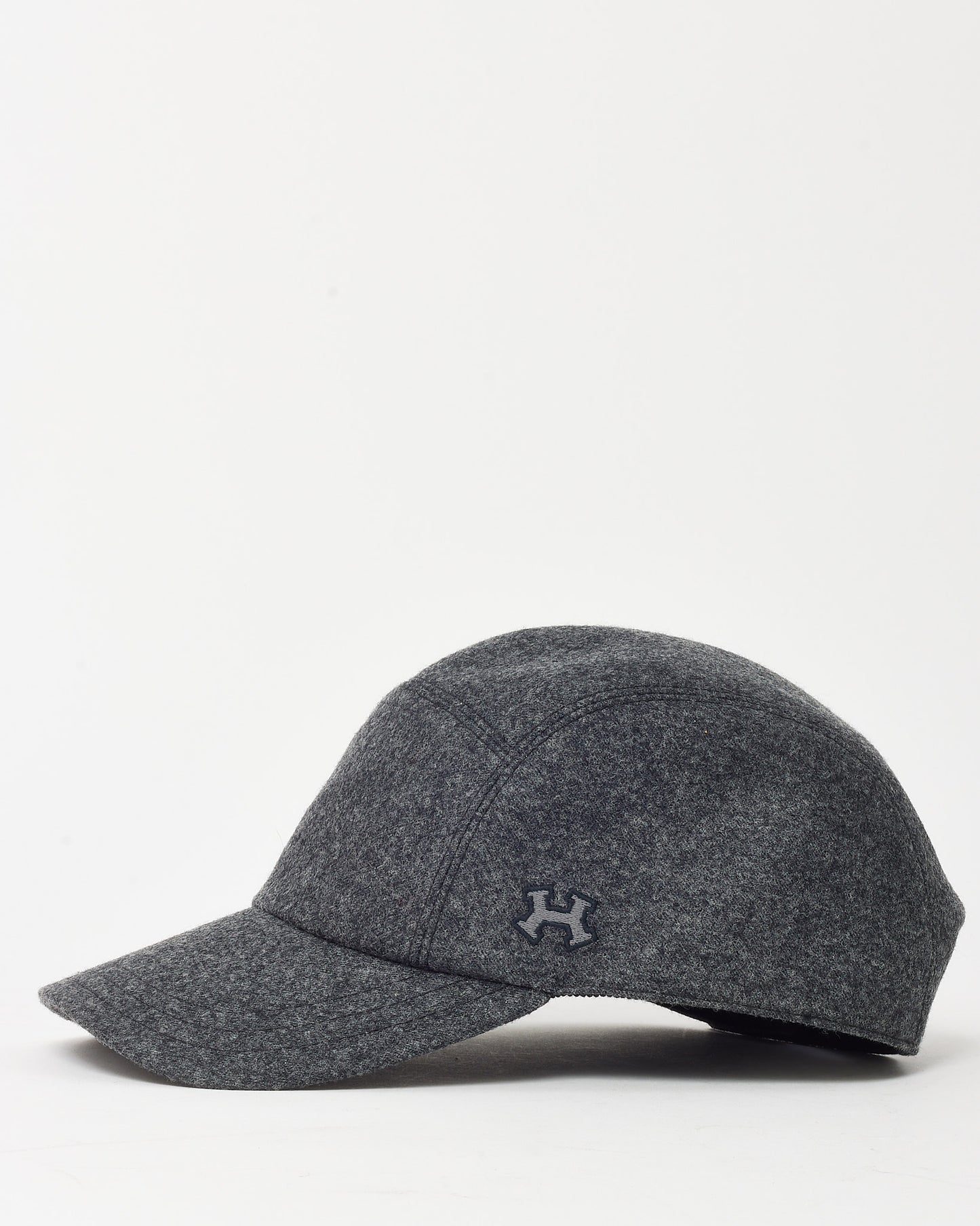 Hermès Men's Grey Wool H Nevada Baseball Cap - 59