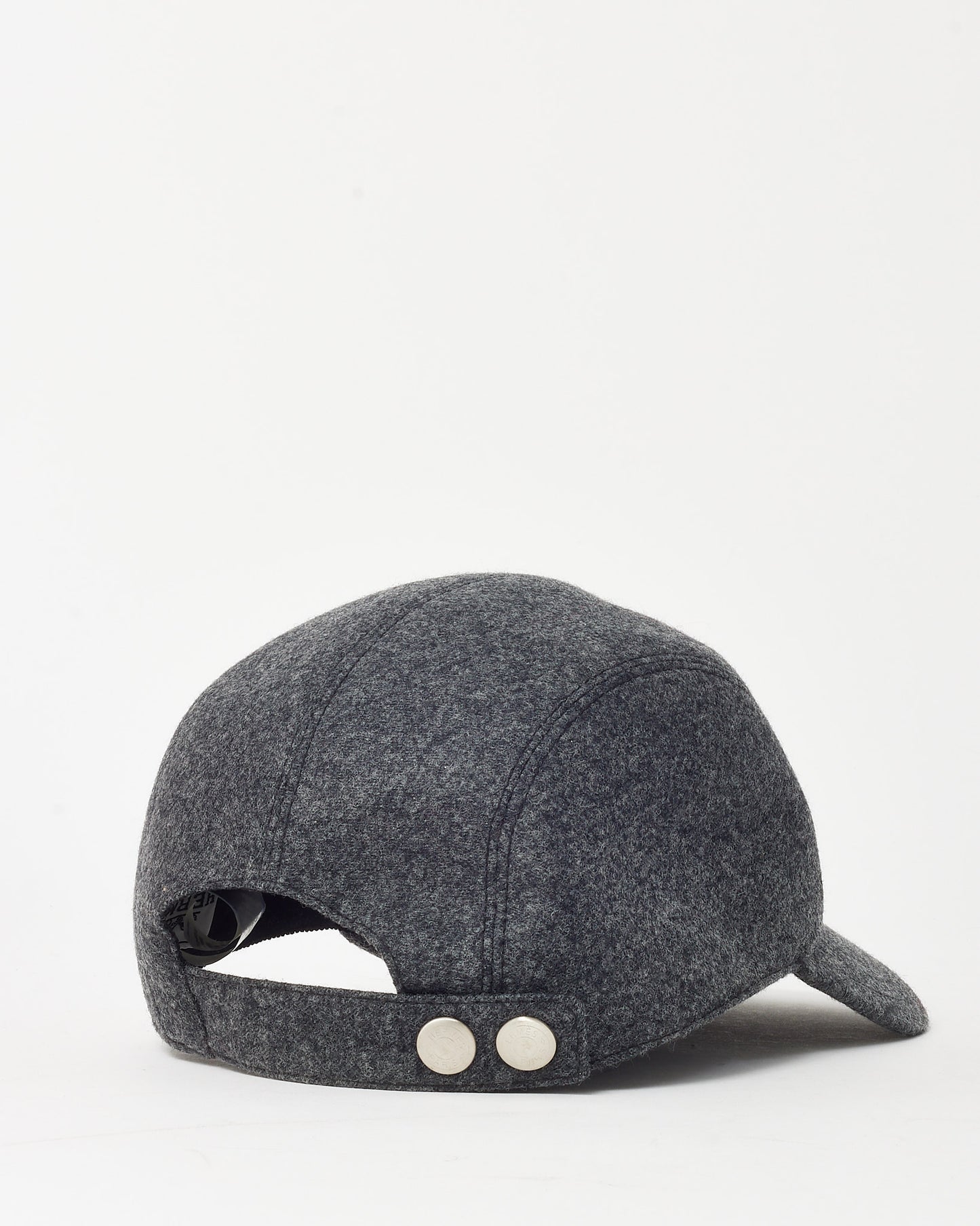 Hermès Men's Grey Wool H Nevada Baseball Cap - 59