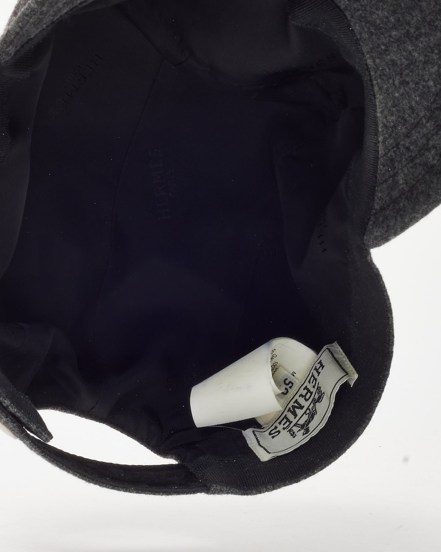 Hermès Men's Grey Wool H Nevada Baseball Cap - 59