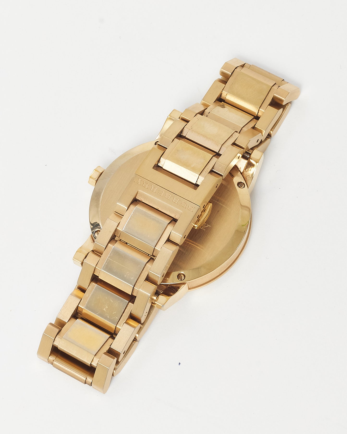 Burberry Gold Stainless Steel Silver Dial BU9003 The City Watch 38mm