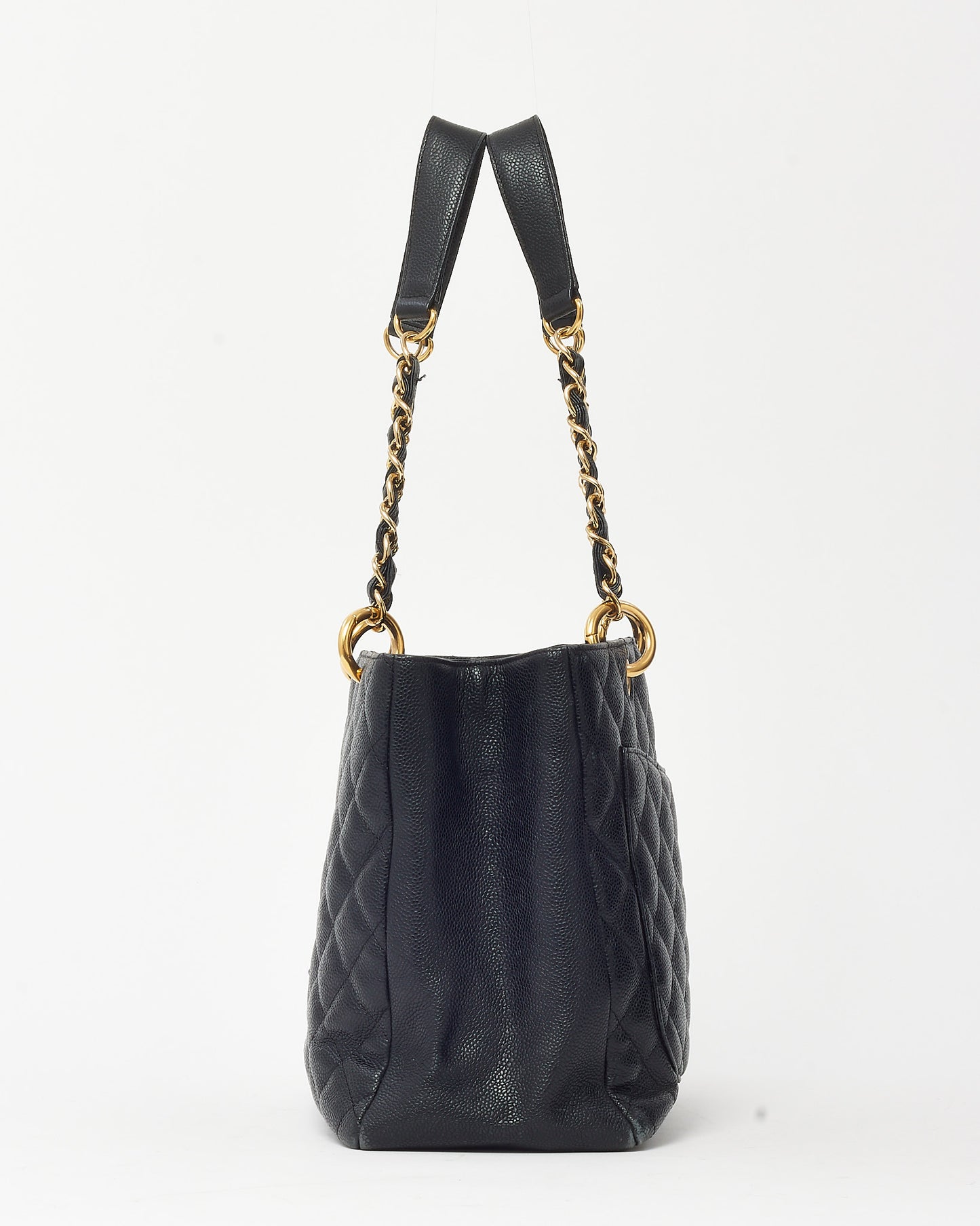 Chanel Black Caviar Leather GST Shoulder Bag GHW