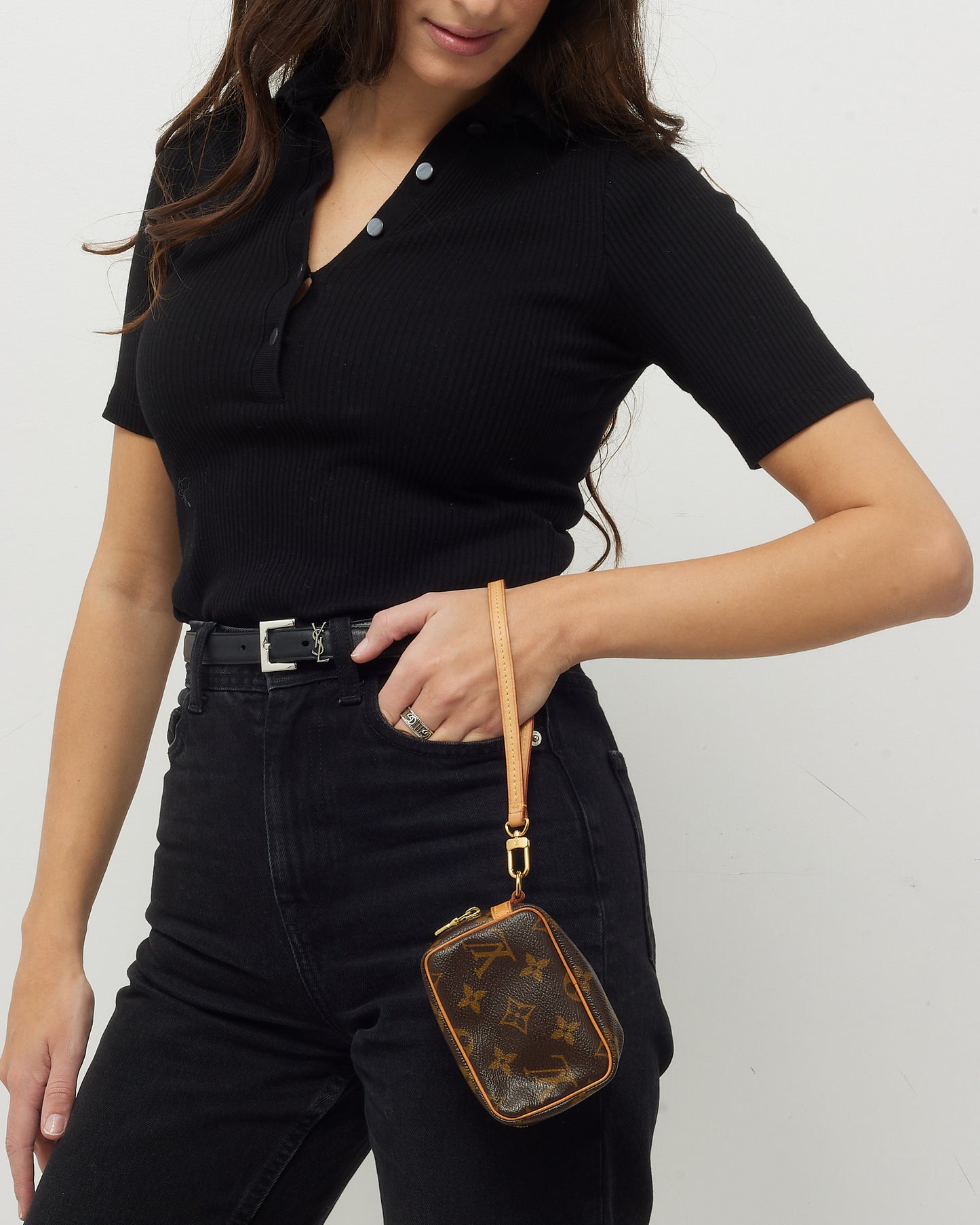 Louis Vuitton Monogram Canvas Monogram Wapity Wristlet Pouch