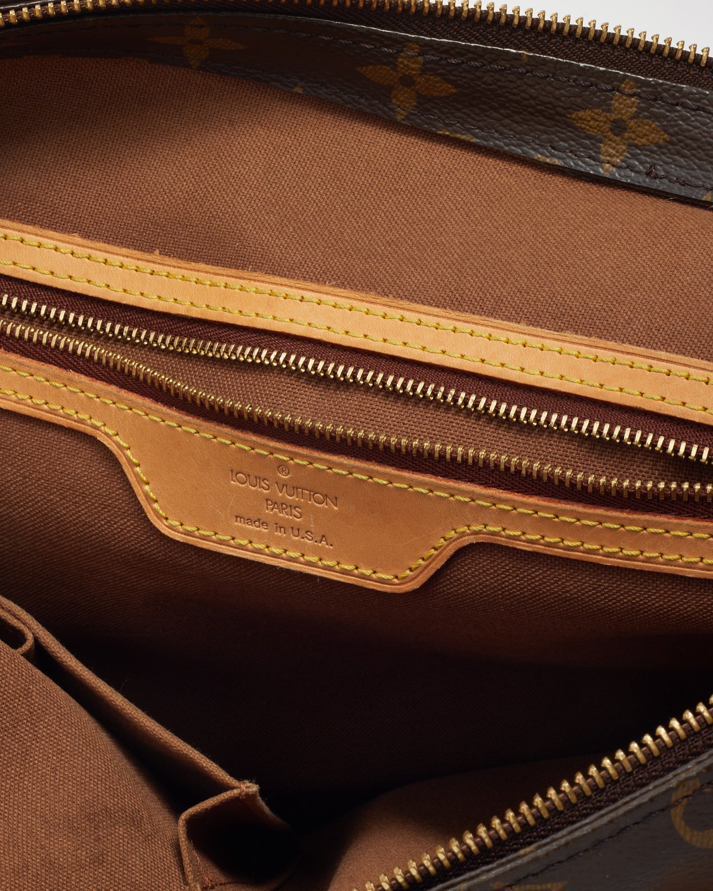 Louis Vuitton Monogram Canvas Cabas Alto Shoulder Tote Bag