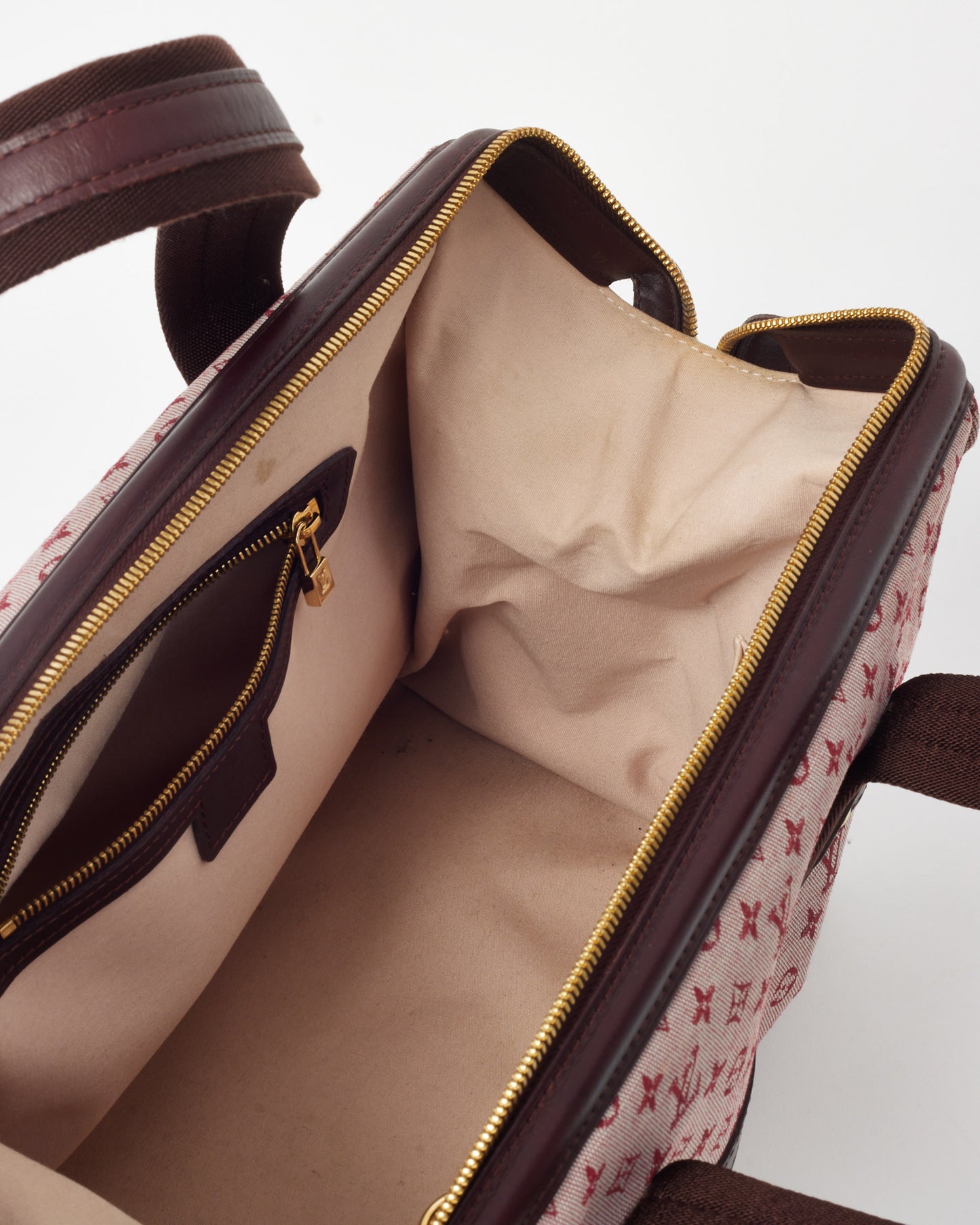 Louis Vuitton Pink Monogram Mini Lin Canvas Josephine GM Tote Bag