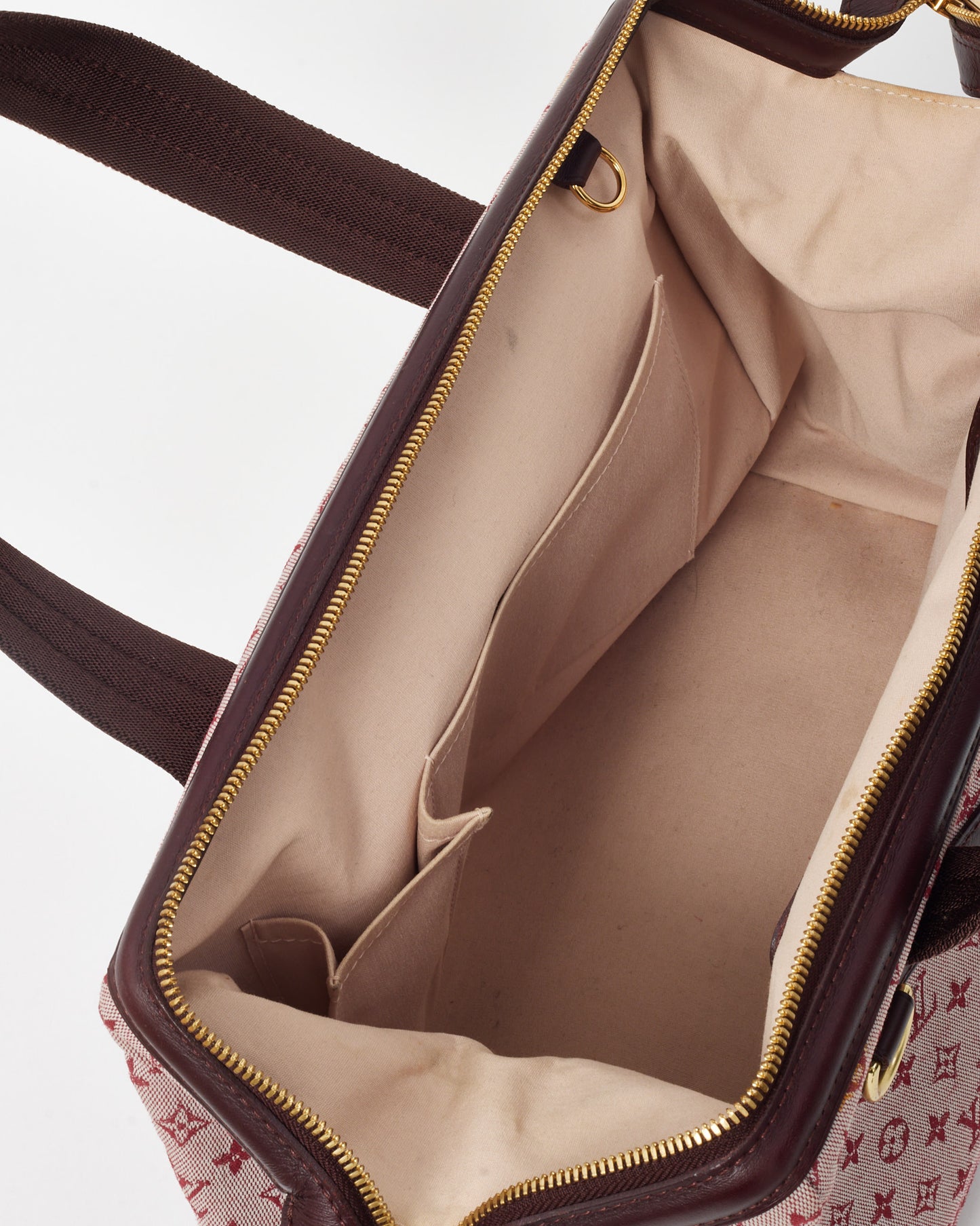 Louis Vuitton Pink Monogram Mini Lin Canvas Josephine GM Tote Bag