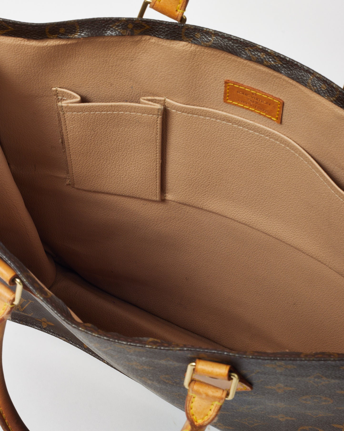 Louis Vuitton Monogram Coated Canvas Sac Plat Bag