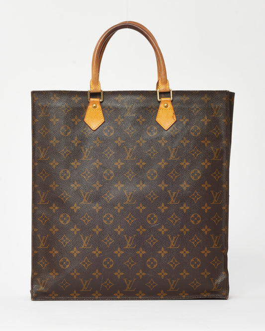 Louis Vuitton Monogram Coated Canvas Sac Plat Bag