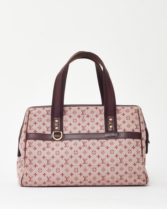 Louis Vuitton Pink Monogram Mini Lin Canvas Josephine GM Tote Bag