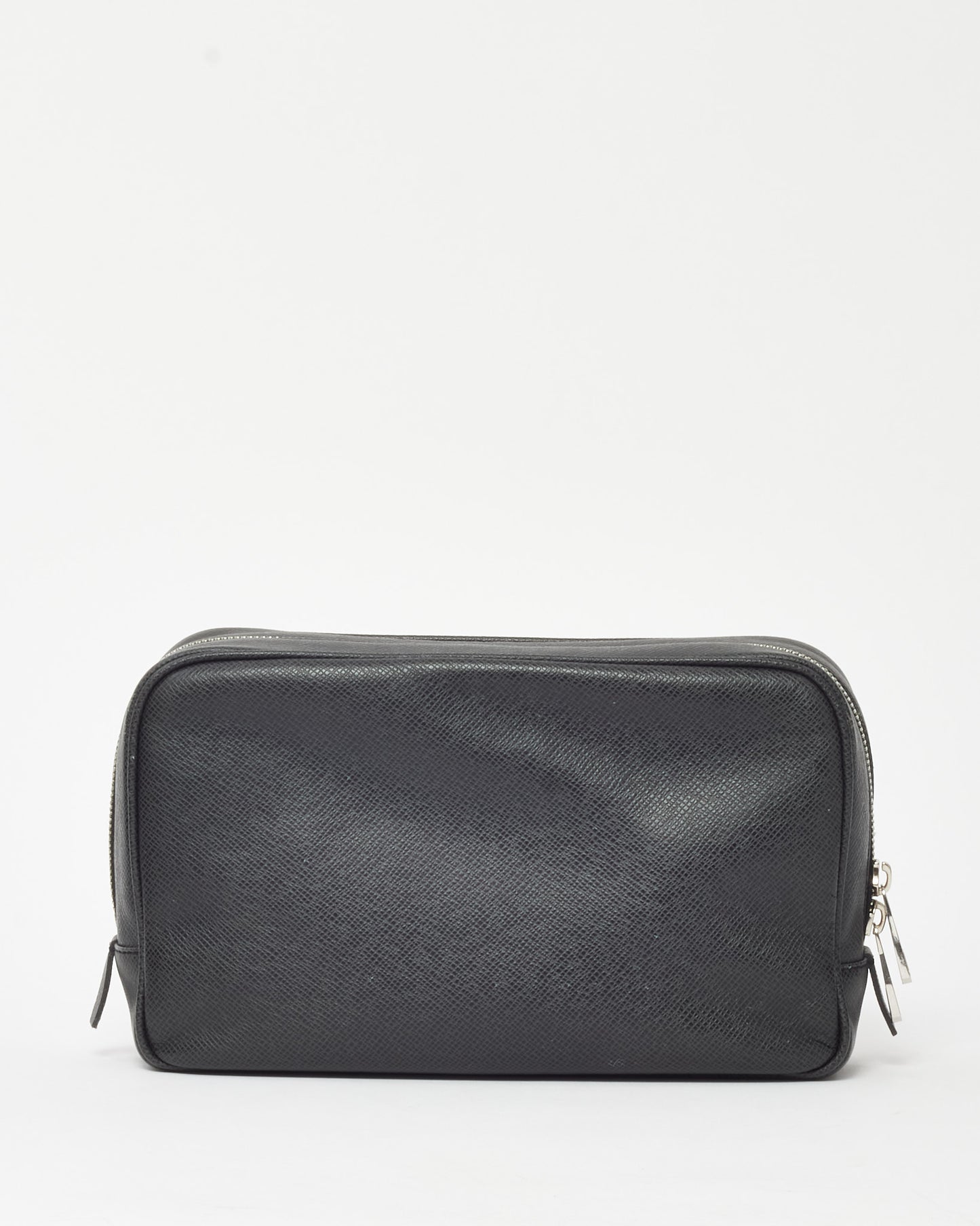 Louis Vuitton Charcoal Grey Taiga Leather Toiletry Pouch GM