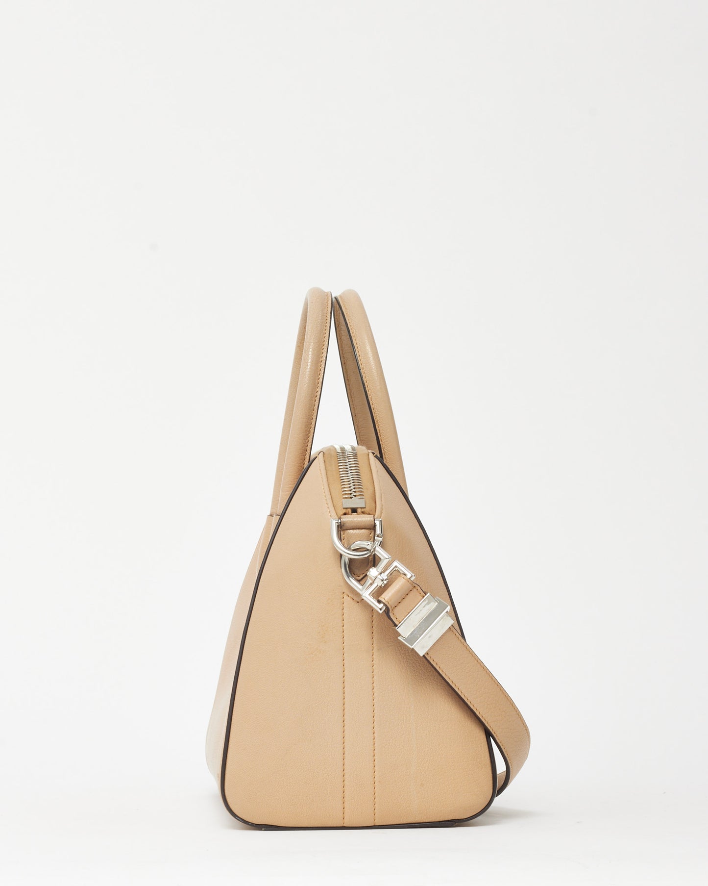Givenchy Beige Pebbled Leather Medium Antigona Bag