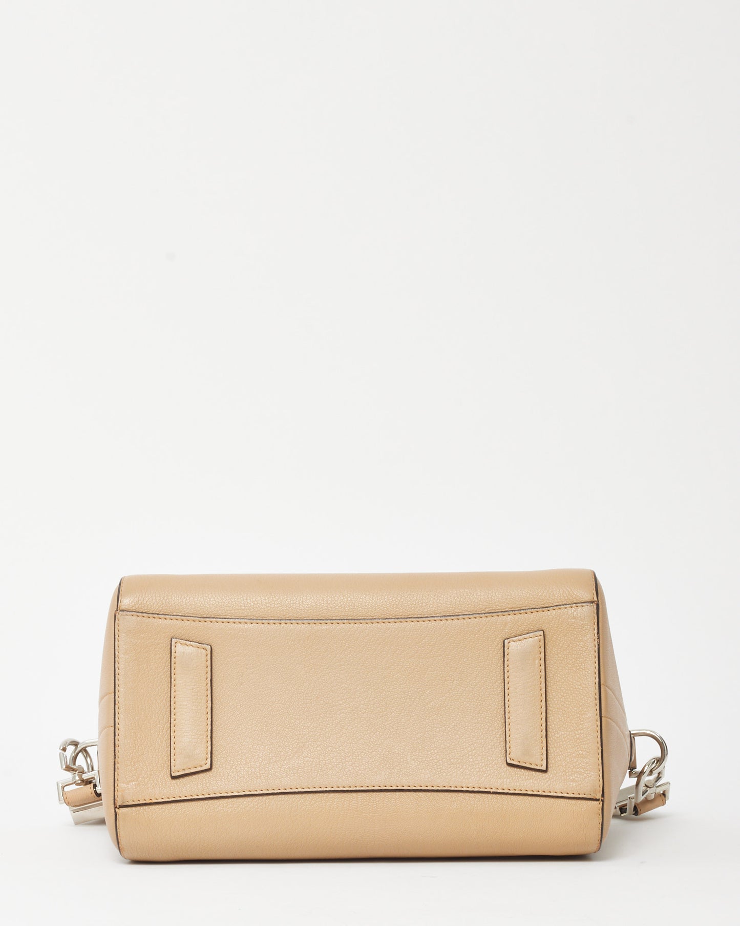 Givenchy Beige Pebbled Leather Medium Antigona Bag