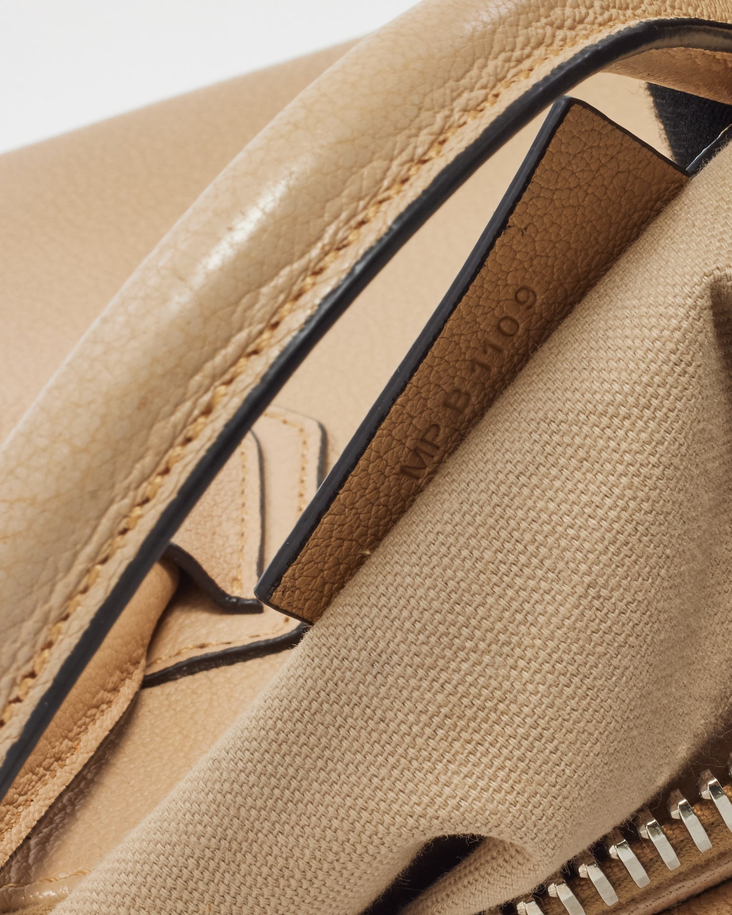 Givenchy Beige Pebbled Leather Medium Antigona Bag