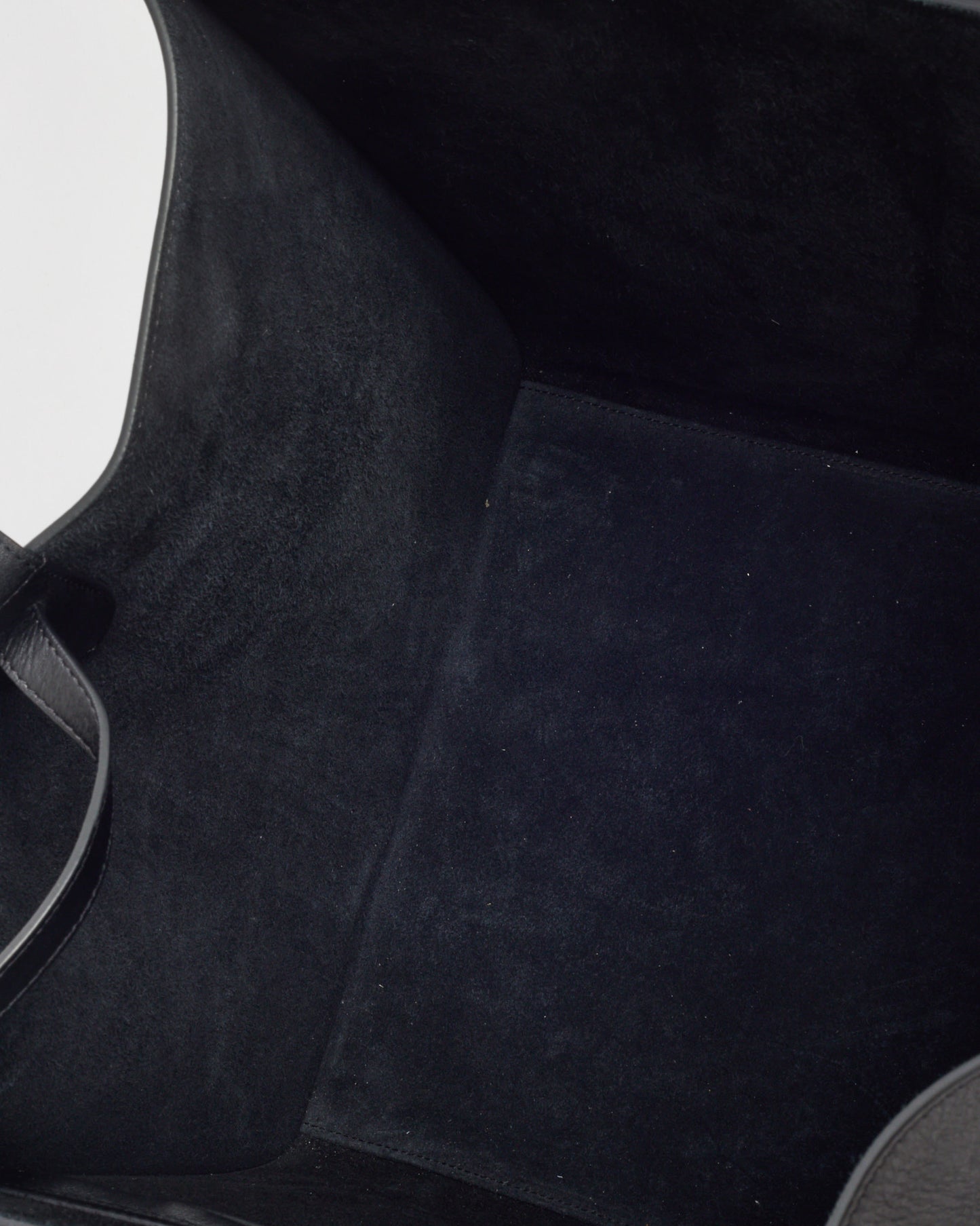 Celine Black Smooth Calfskin Leather Medium Phantom Luggage Tote