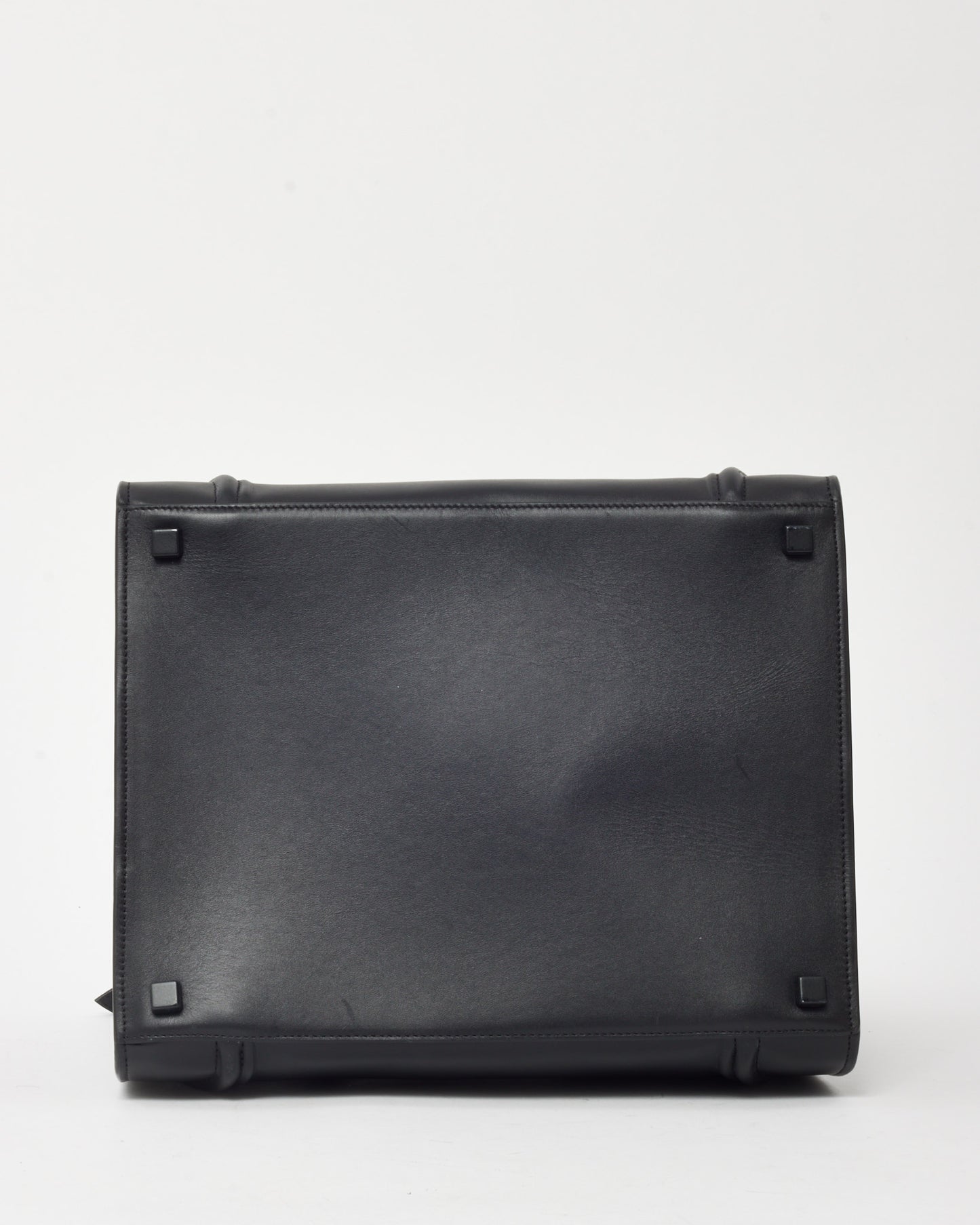 Celine Black Smooth Calfskin Leather Medium Phantom Luggage Tote