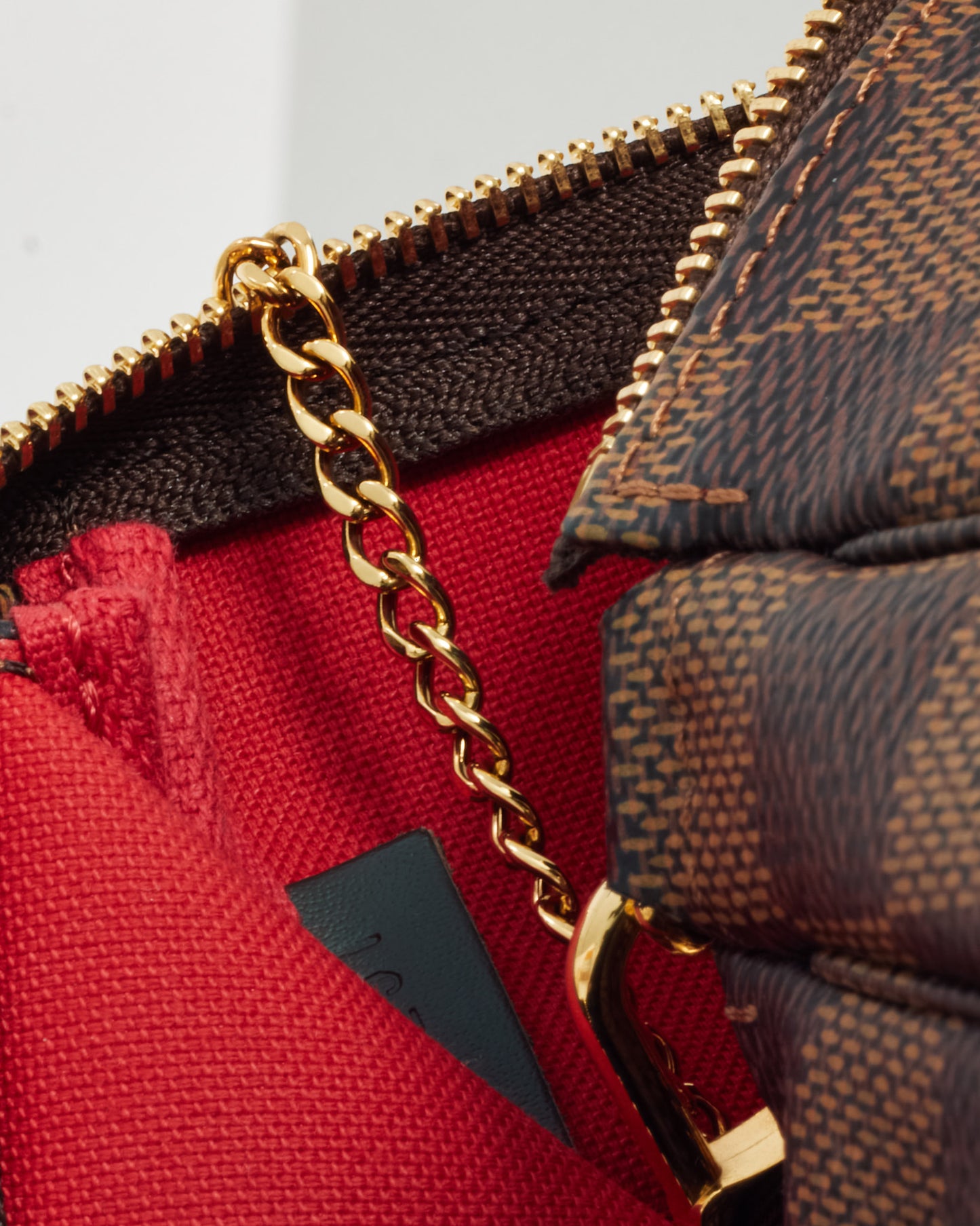 Louis Vuitton Damier Ebene Coated Canvas Mini Pochette Accessoires