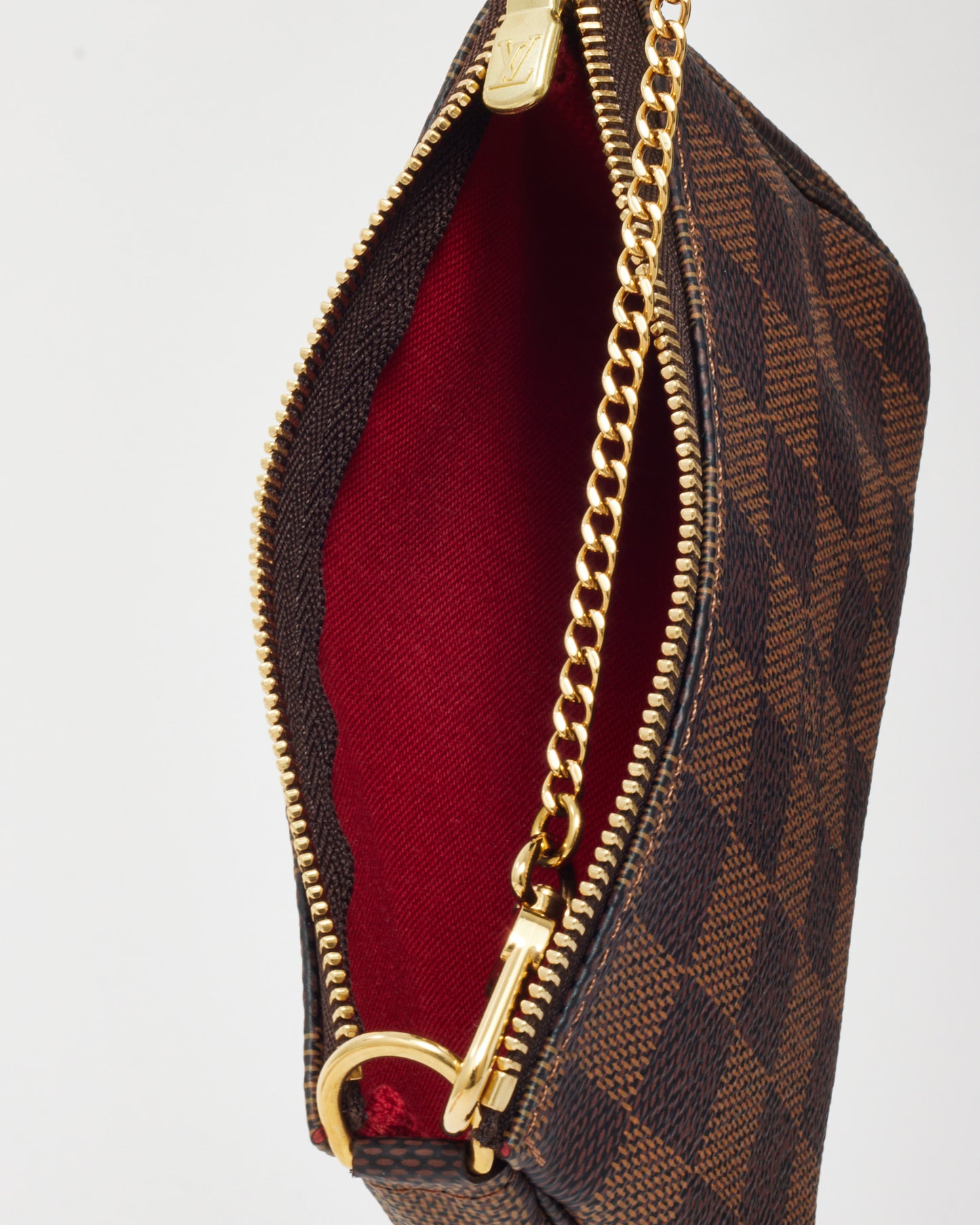 Louis Vuitton Damier Ebene Coated Canvas Mini Pochette Accessoires