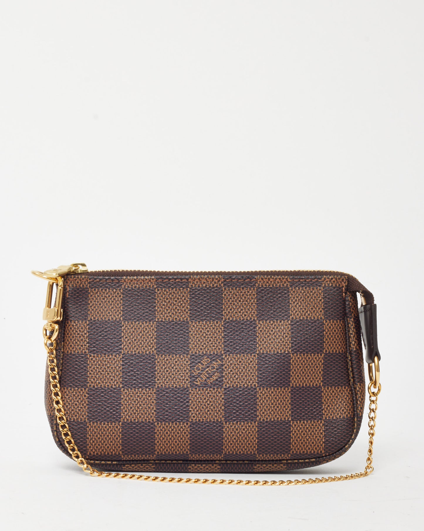 Louis Vuitton Damier Ebene Coated Canvas Mini Pochette Accessoires