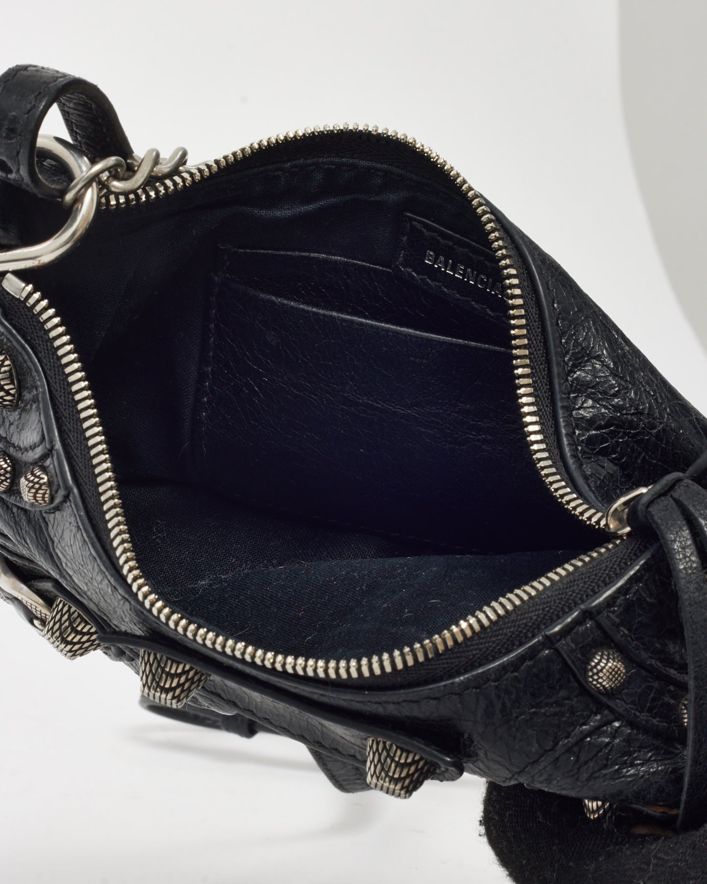 Balenciaga Black Leather Le Cagole Mini Shoulder Bag