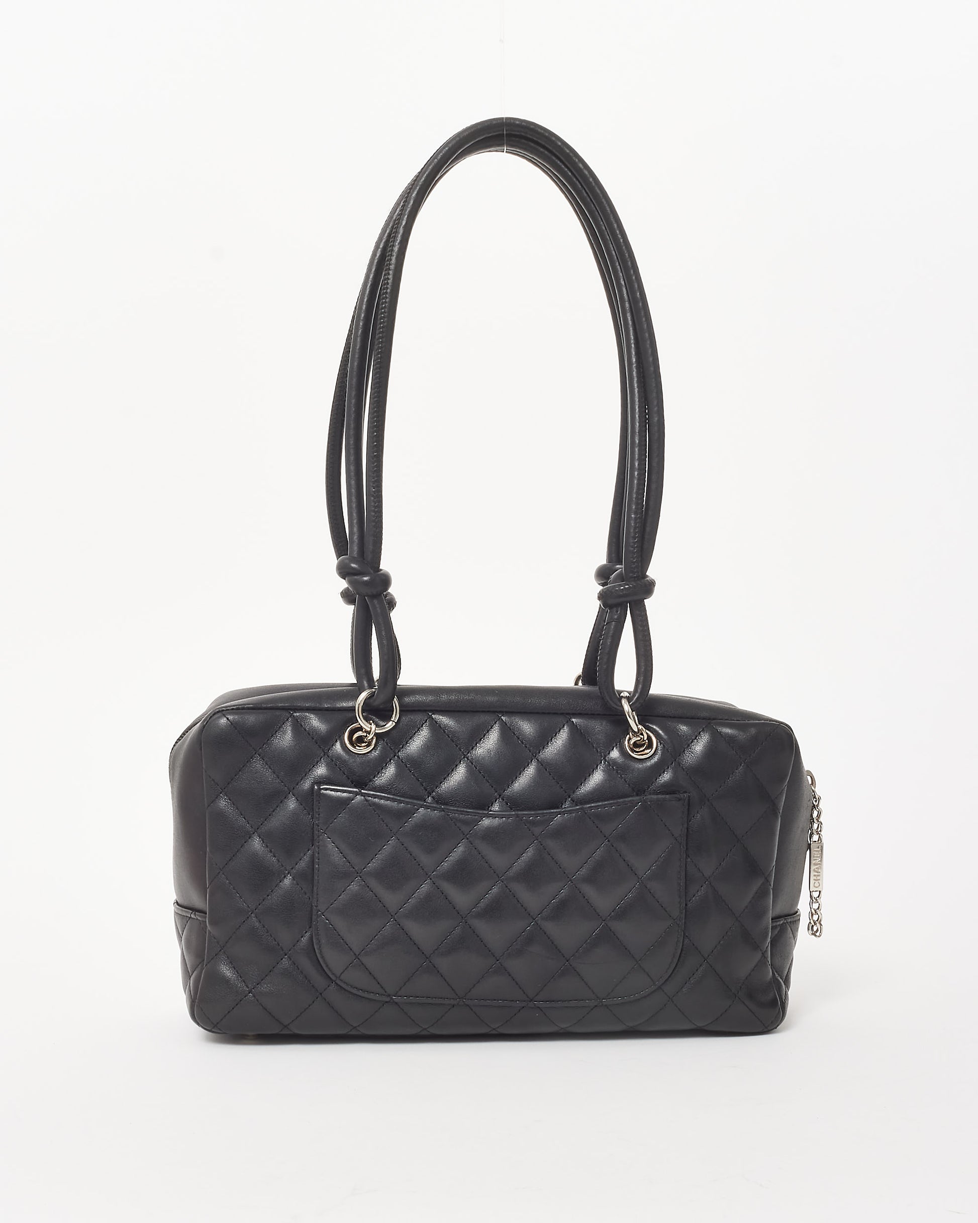 Buy Chanel Black Quilted Leather Rectangular Large Cambon Bag