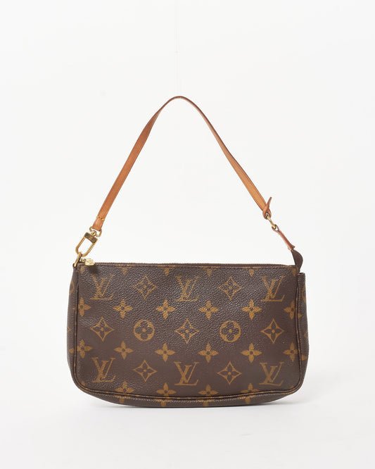 Louis Vuitton Monogram Coated Canvas Pochette Accessoires Shoulder Bag