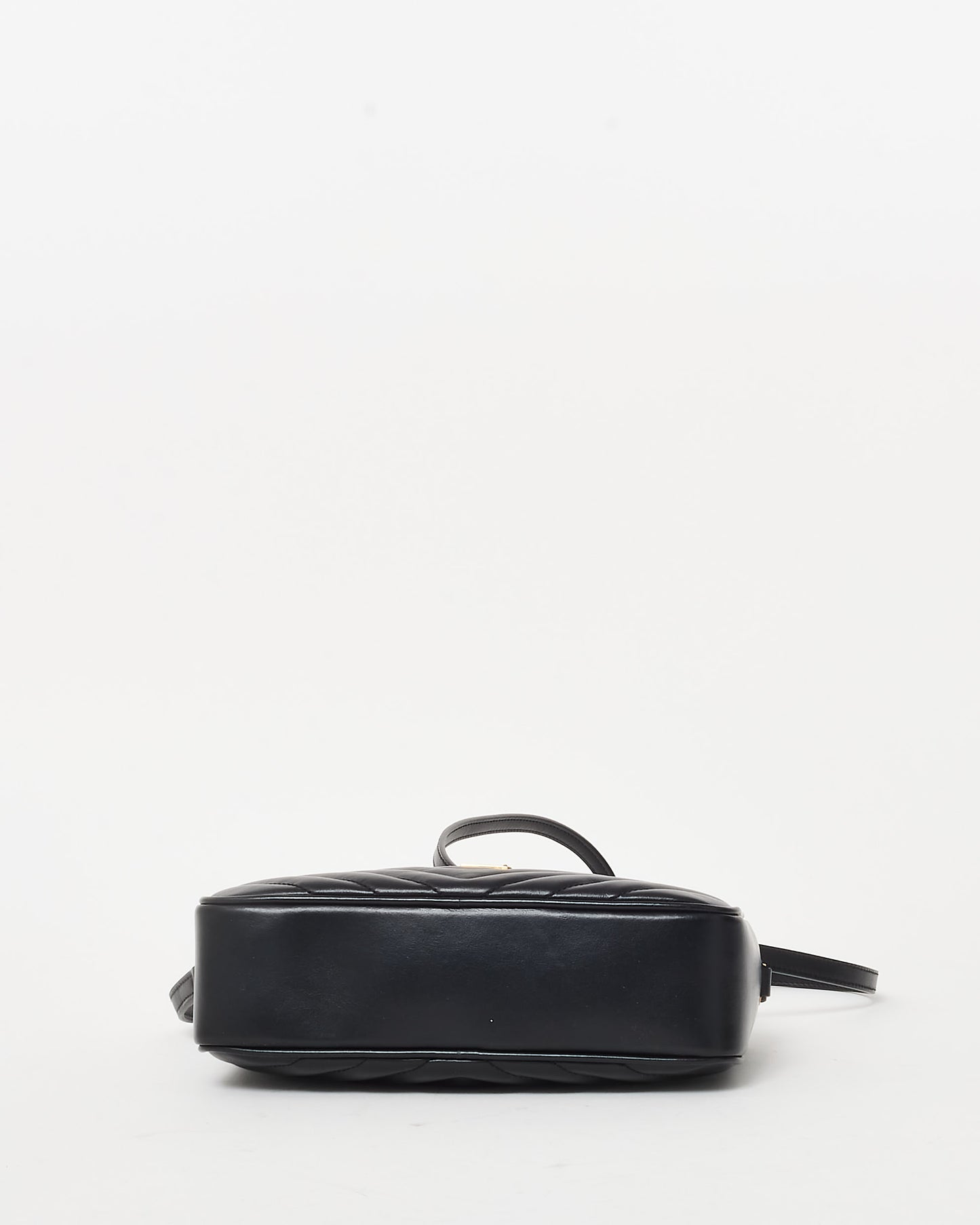Saint Laurent Black Matelassé Leather GHW Lou Camera Bag
