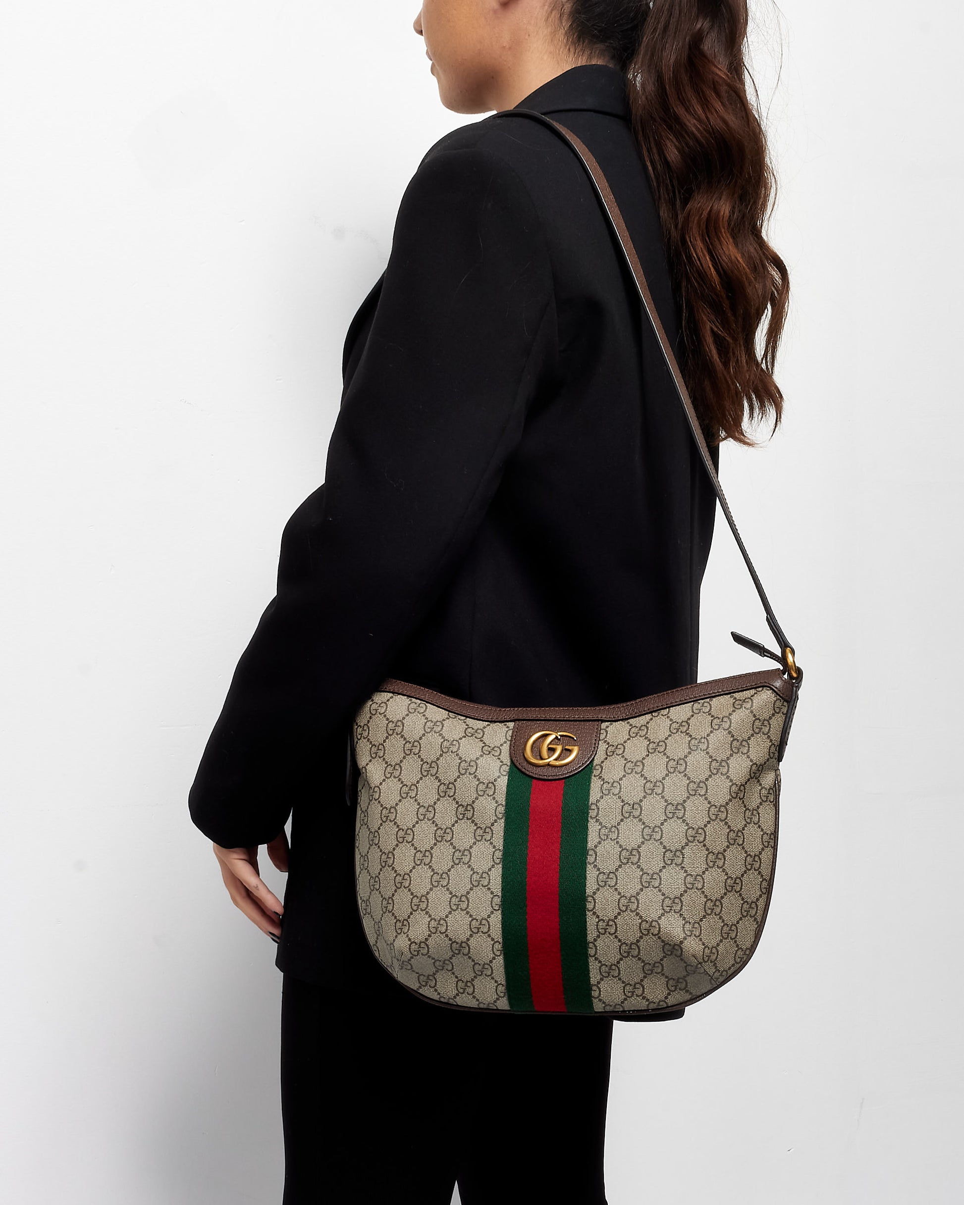Buy Gucci Monogram Coated Canvas Small Ophidia Crossbody Bag