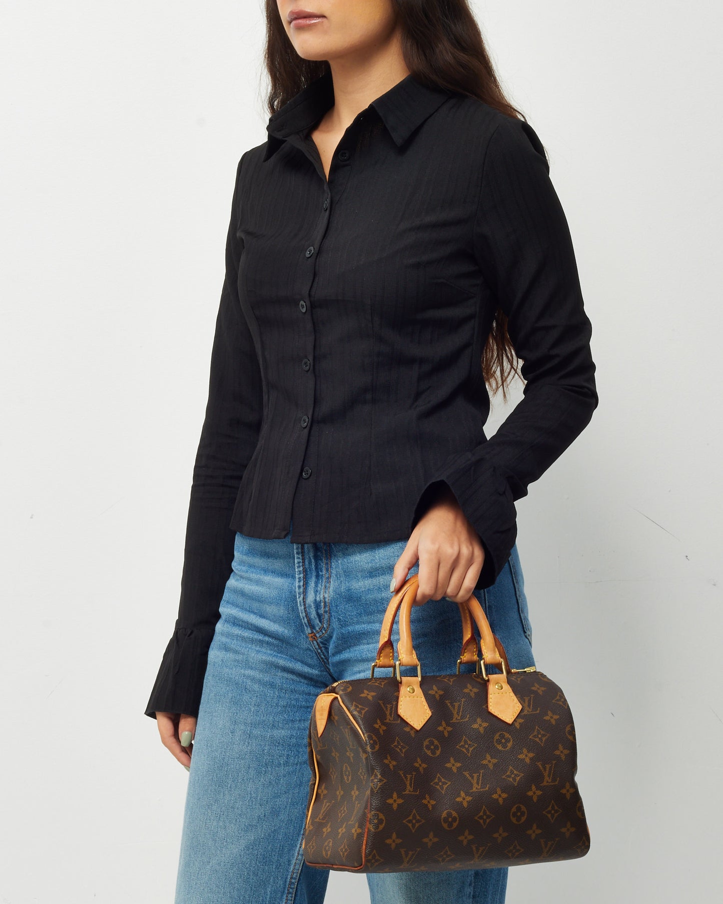 Louis Vuitton Monogram Canvas Speedy 25 Bag