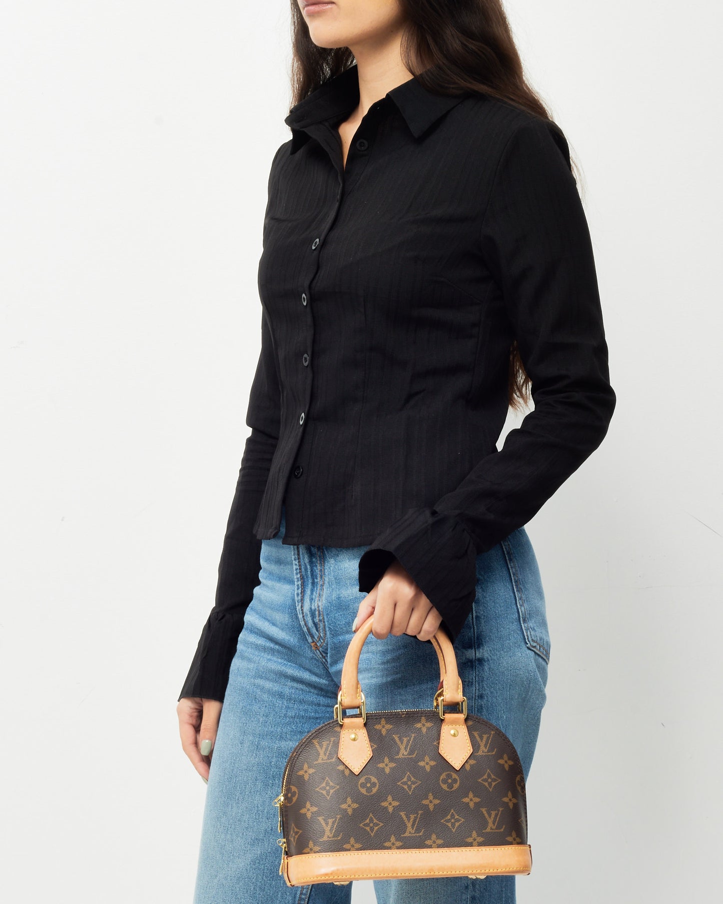 Louis Vuitton Monogram Coated Canvas Alma BB Bag