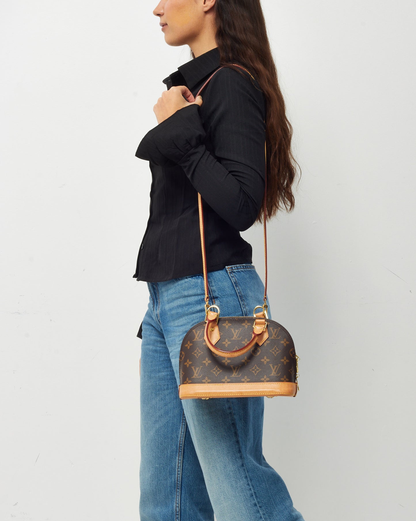 Louis Vuitton Monogram Coated Canvas Alma BB Bag