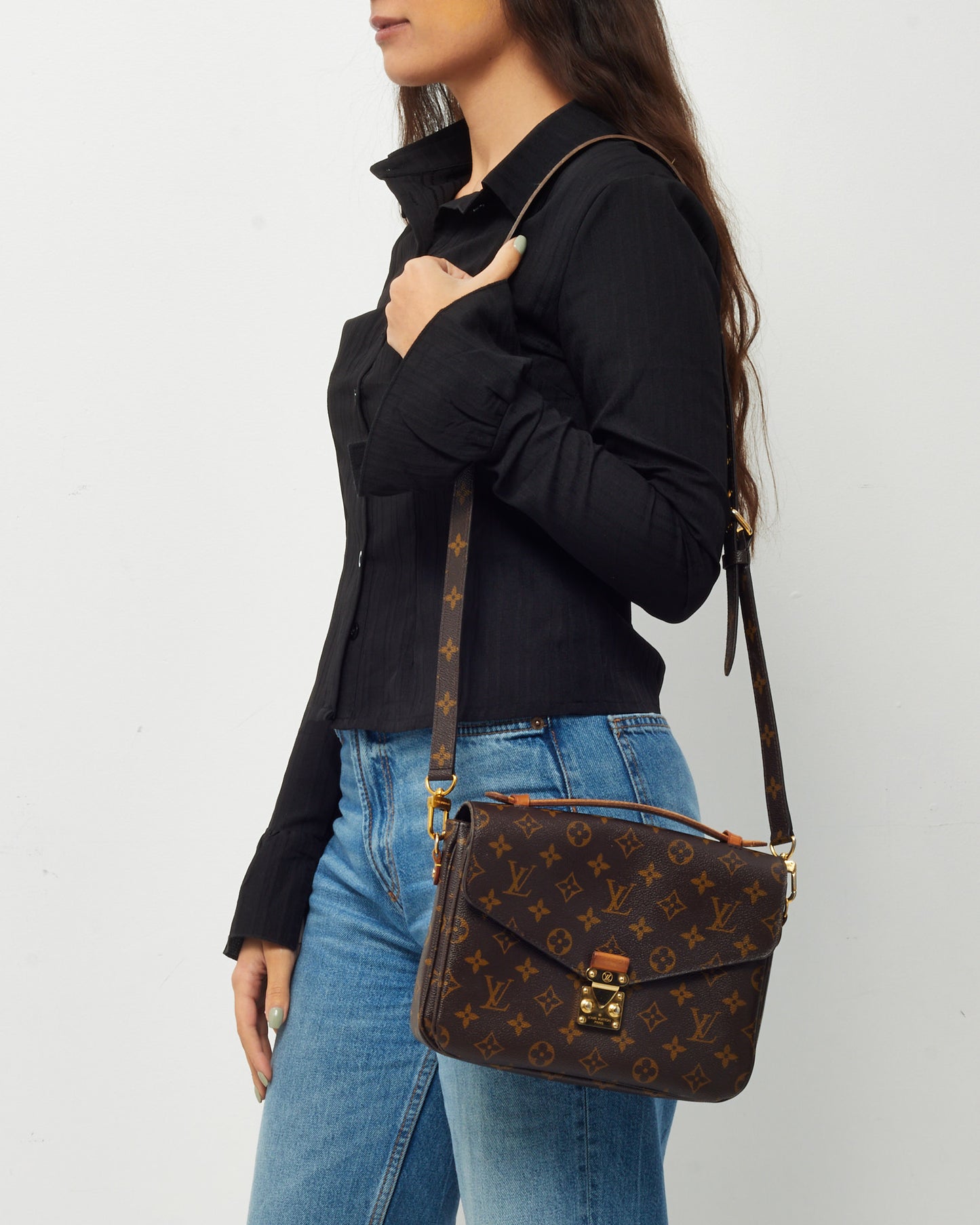 Louis Vuitton Monogram Canvas Pochette Metis Bag