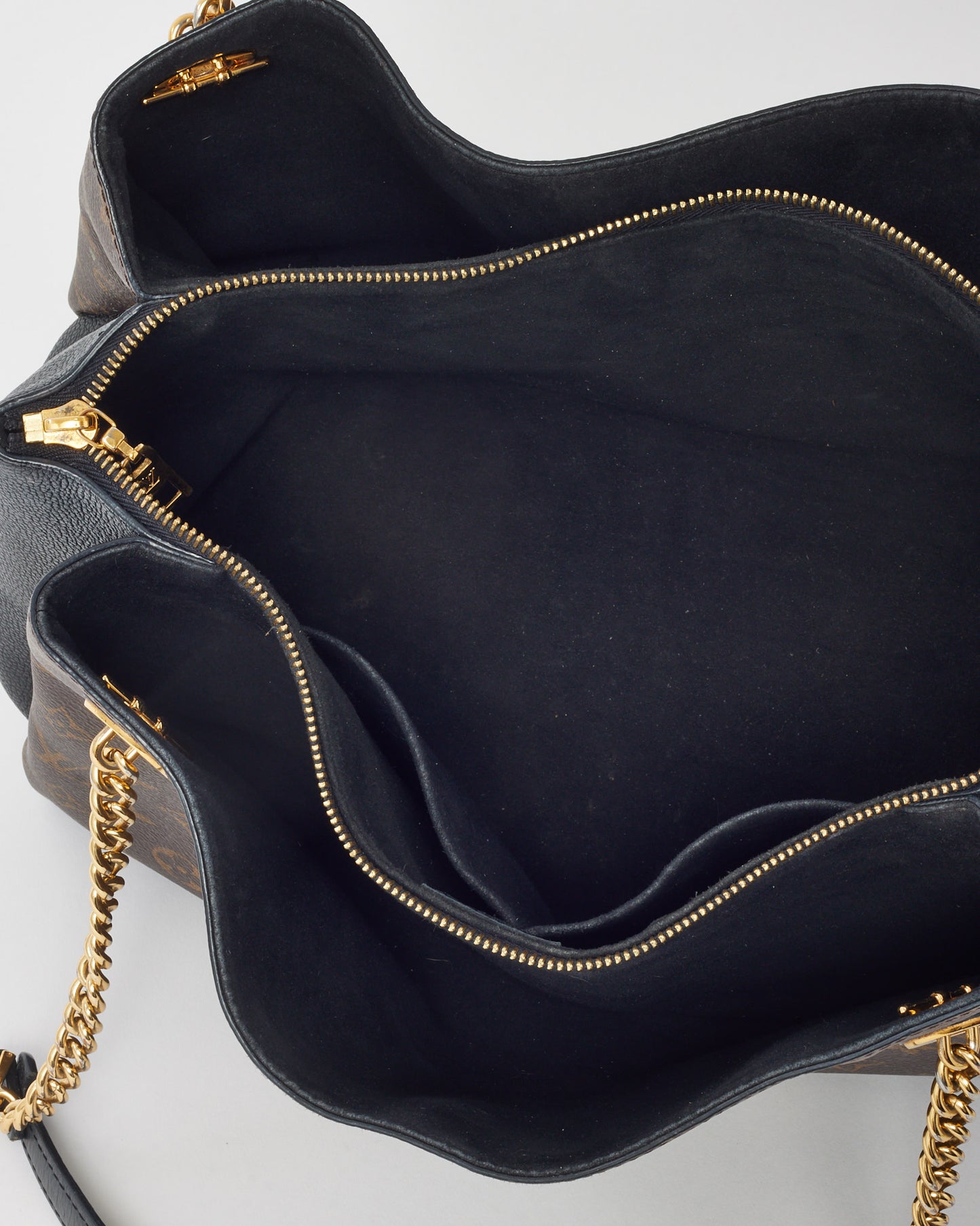 Louis Vuitton Monogram Canvas & Black Leather Suréne MM Bag