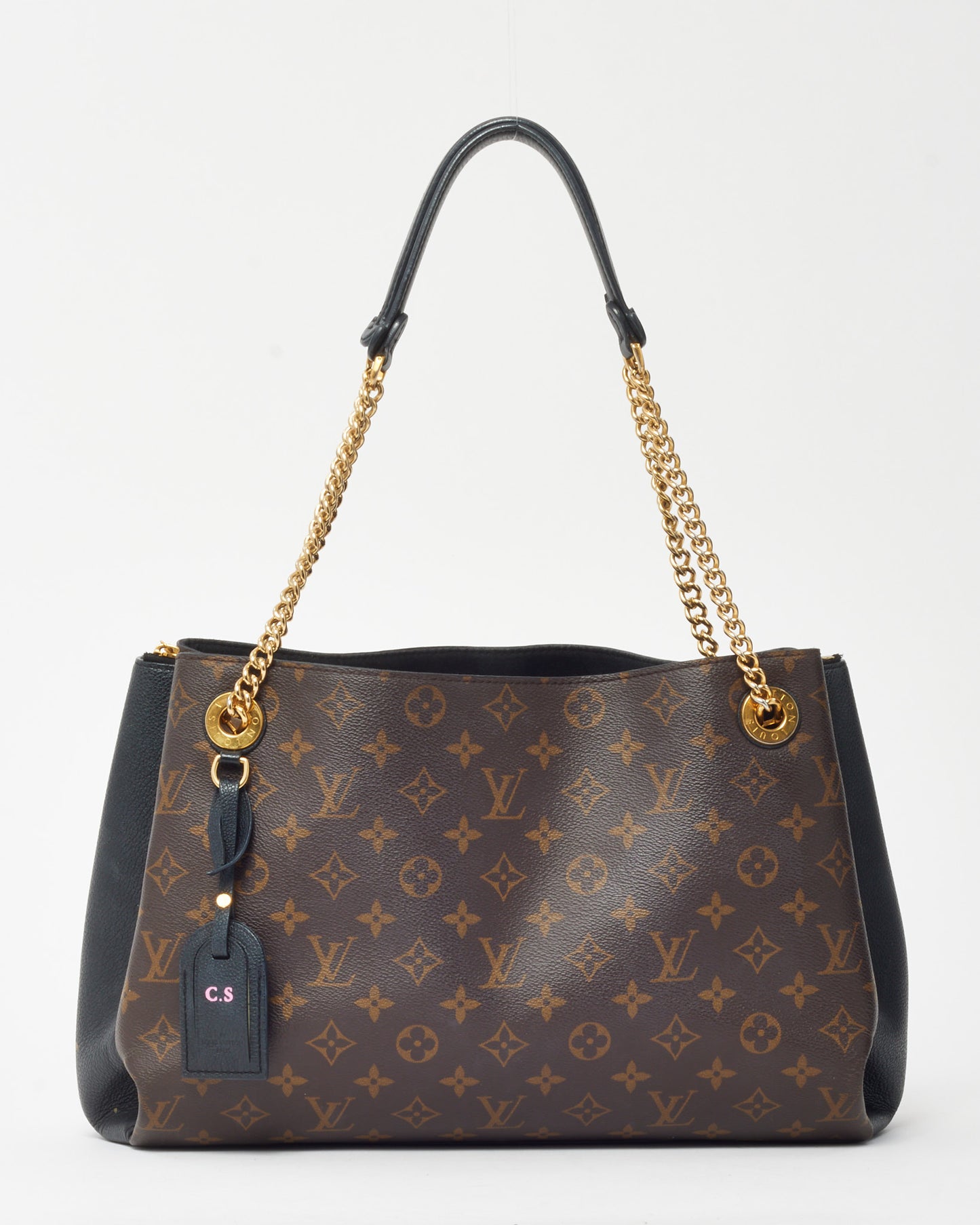 Louis Vuitton Monogram Canvas & Black Leather Suréne MM Bag