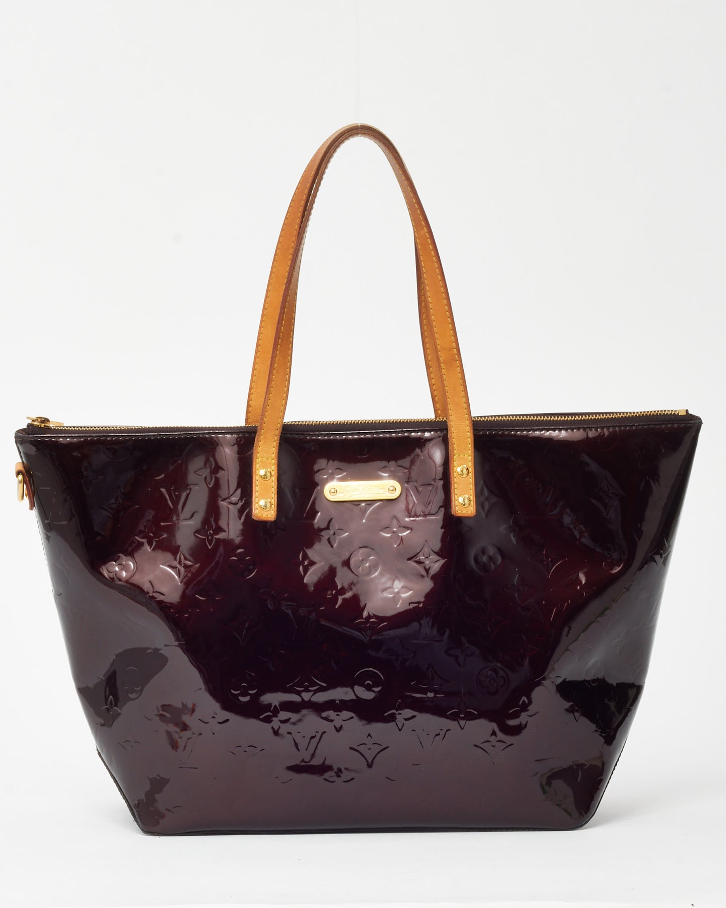 Louis Vuitton Purple Amarante Monogram Vernis Bellevue GM Tote Bag