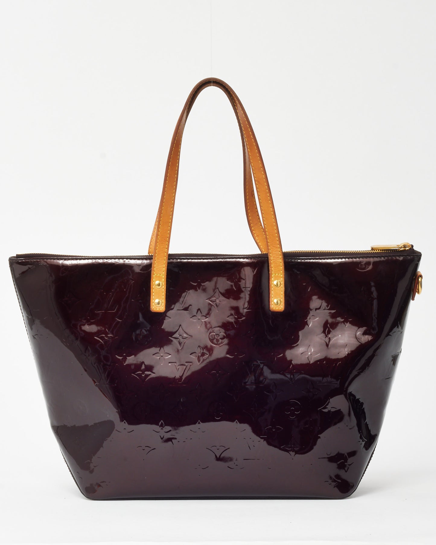 Louis Vuitton Purple Amarante Monogram Vernis Bellevue GM Tote Bag