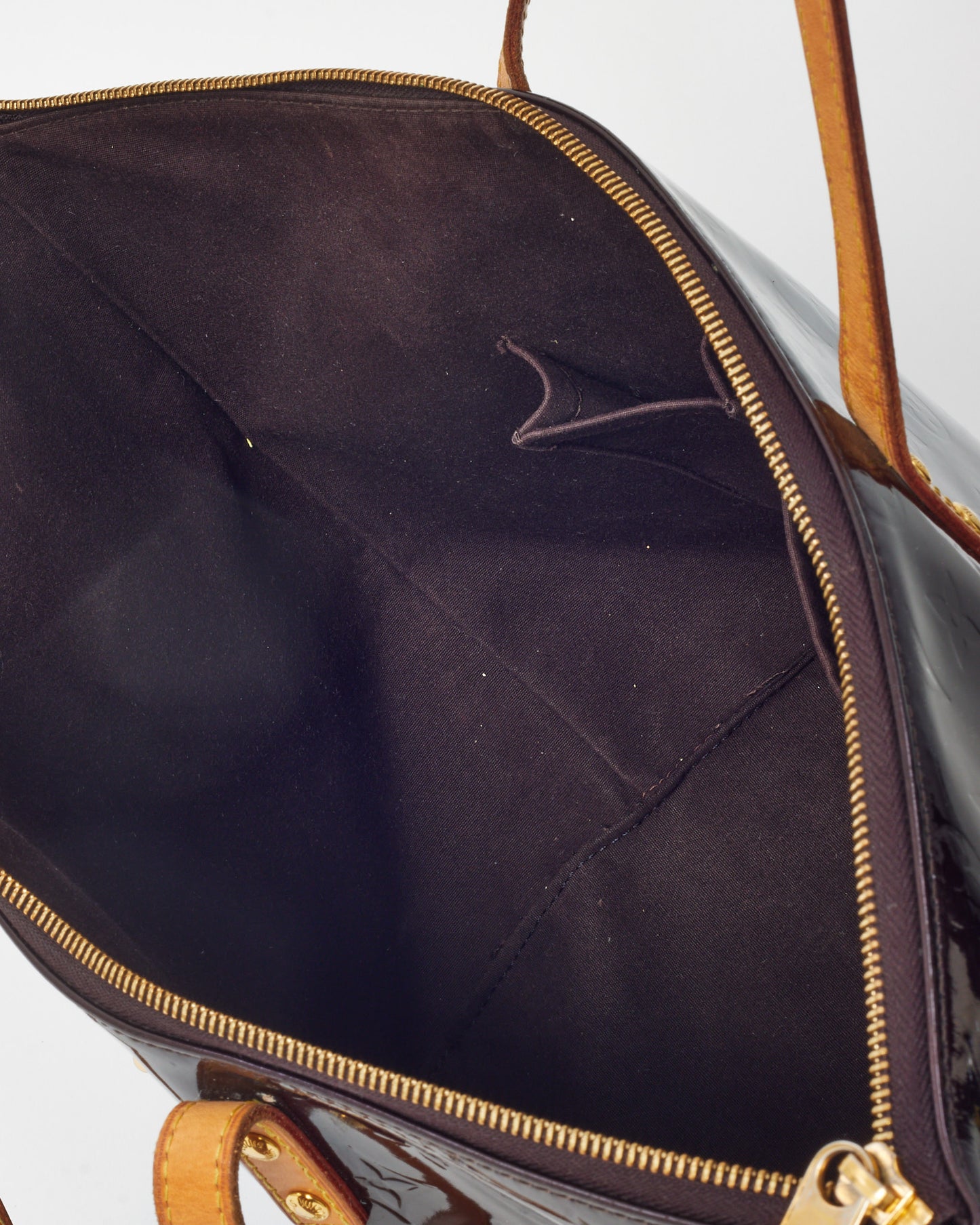 Louis Vuitton Purple Amarante Monogram Vernis Bellevue GM Tote Bag