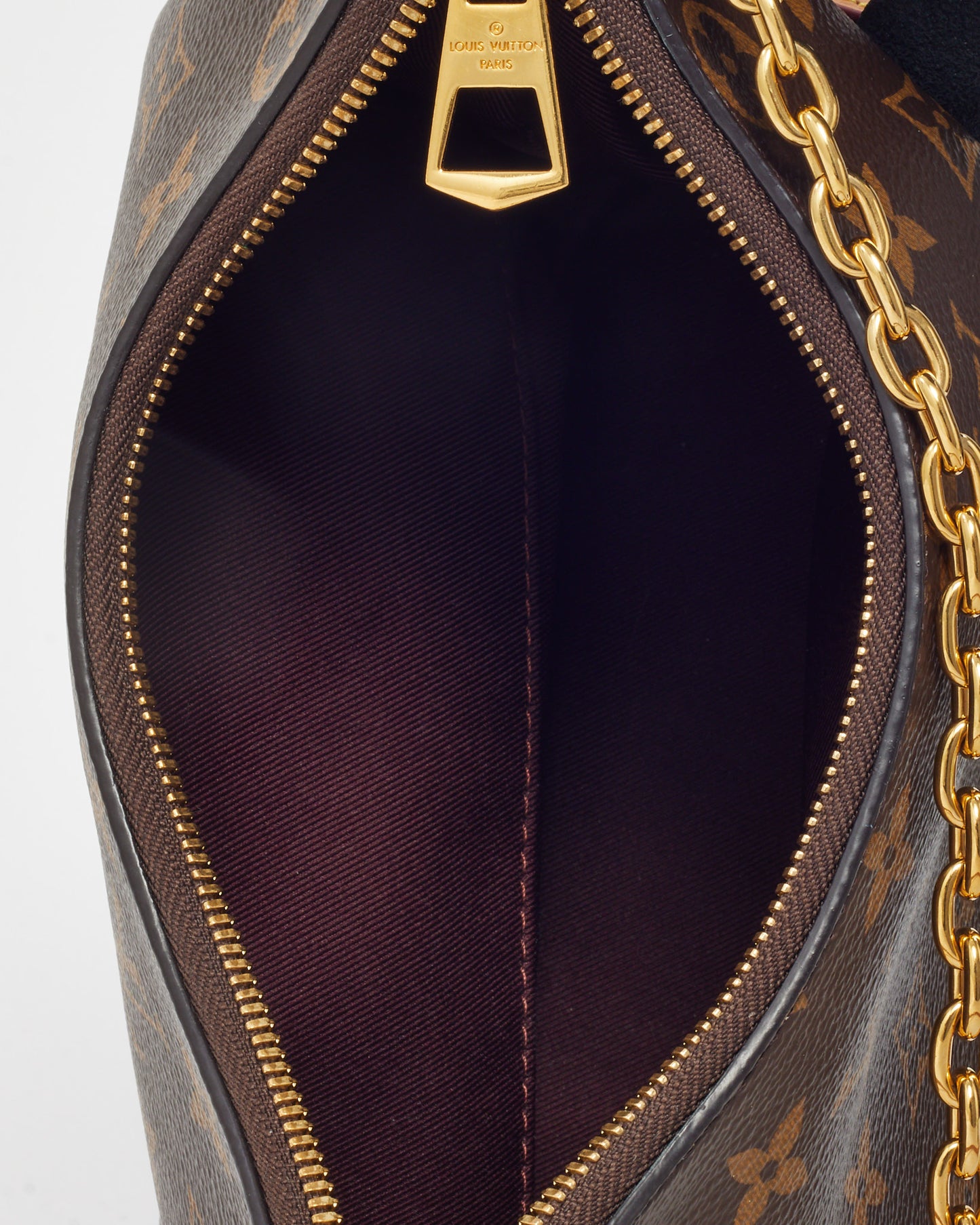 Louis Vuitton Monogram Canvas Boulogne PM Chain Shoulder Bag with Strap