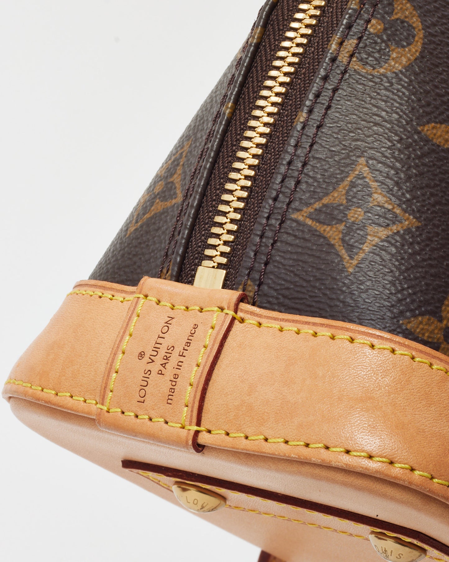 Louis Vuitton Monogram Coated Canvas Alma BB Bag