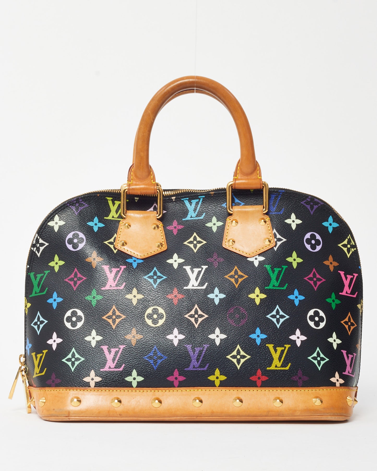 Louis Vuitton Black & Multi Monogram Murakami Coated Canvas Alma PM Bag