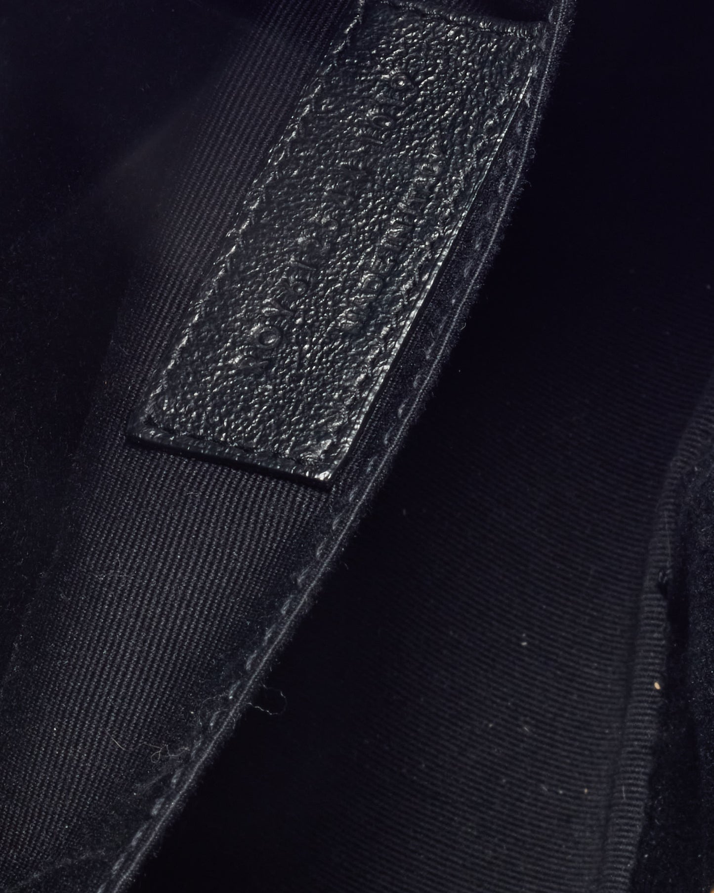 Saint Laurent Black Chevron Leather YSL Lou Camera Bag GHW