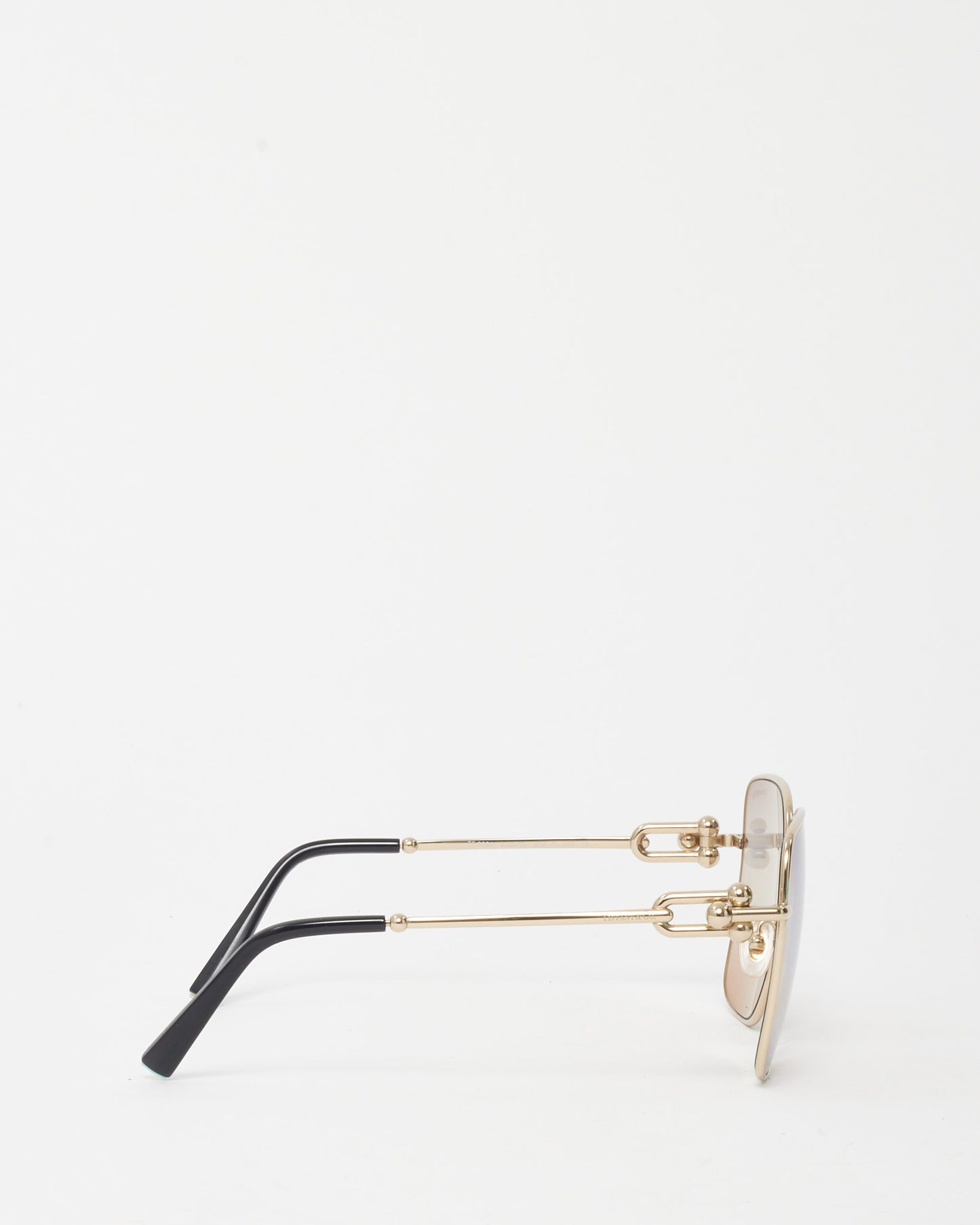 Tiffany & Co. Silver and Blue Azure Gradient Lens TF3094 Oversize Square Sunglasses