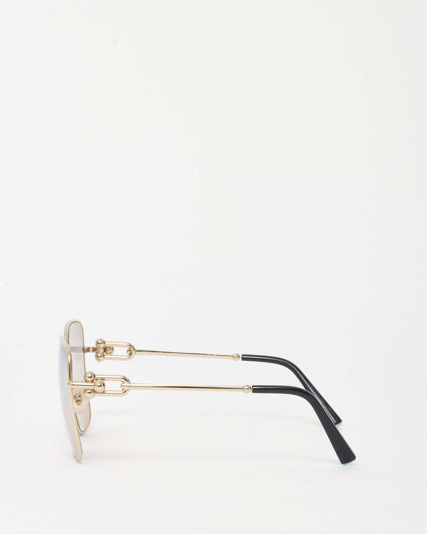 Tiffany & Co. Silver and Blue Azure Gradient Lens TF3094 Oversize Square Sunglasses