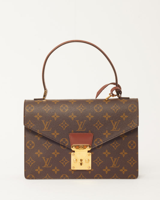 Louis Vuitton Vintage Monogram Canvas Monceau Top Handle Bag