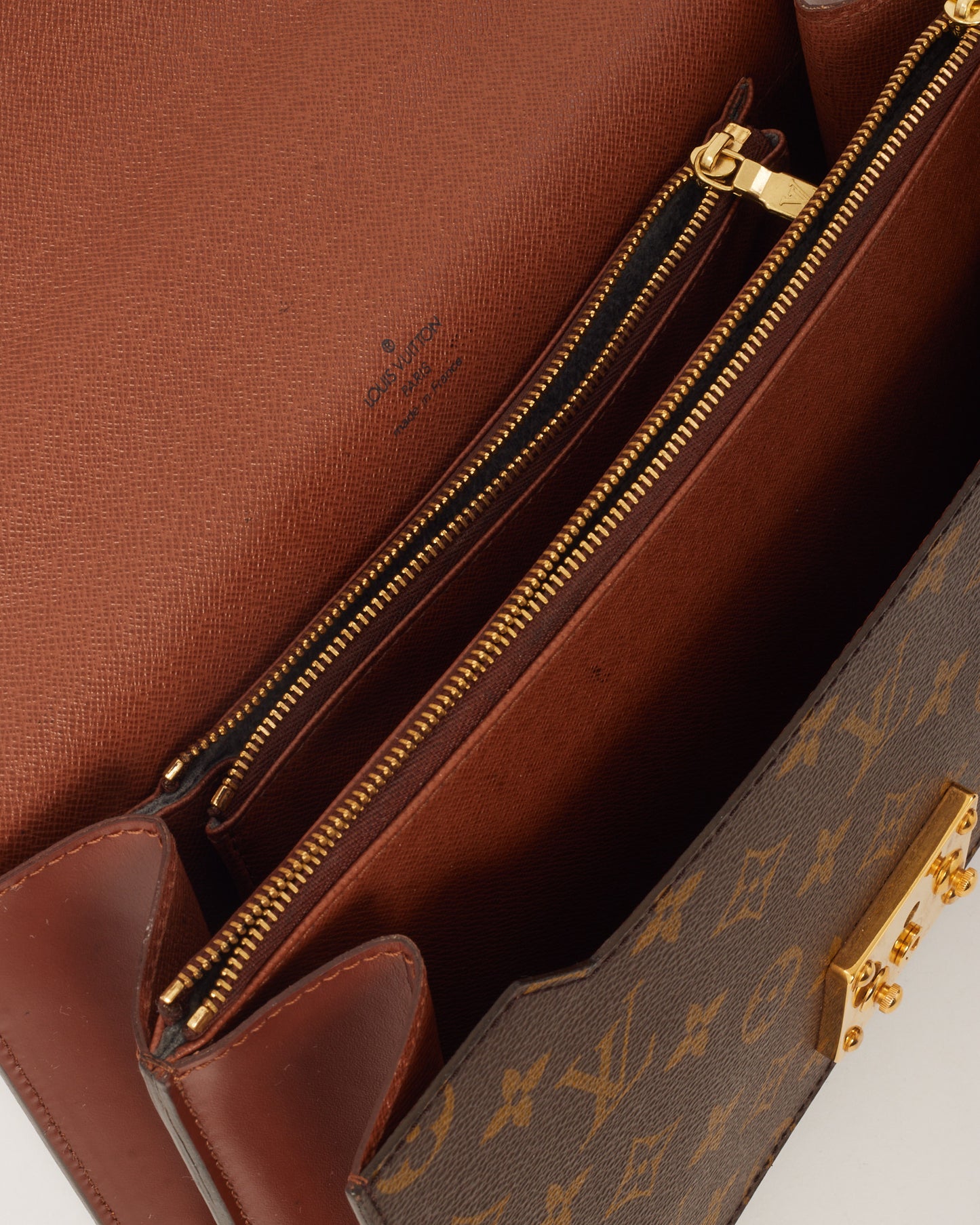 Louis Vuitton Vintage Monogram Canvas Monceau Top Handle Bag