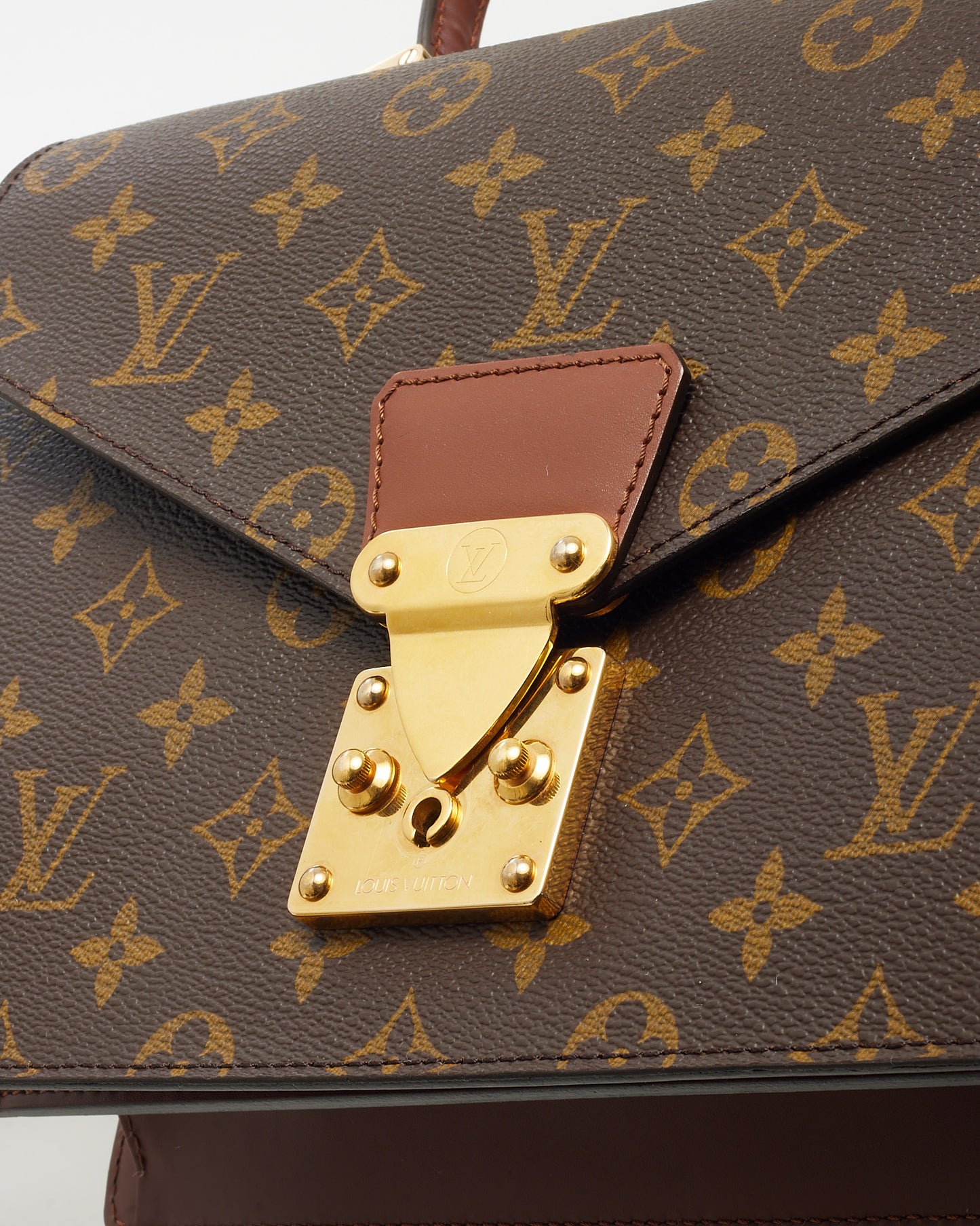 Louis Vuitton Vintage Monogram Canvas Monceau Top Handle Bag