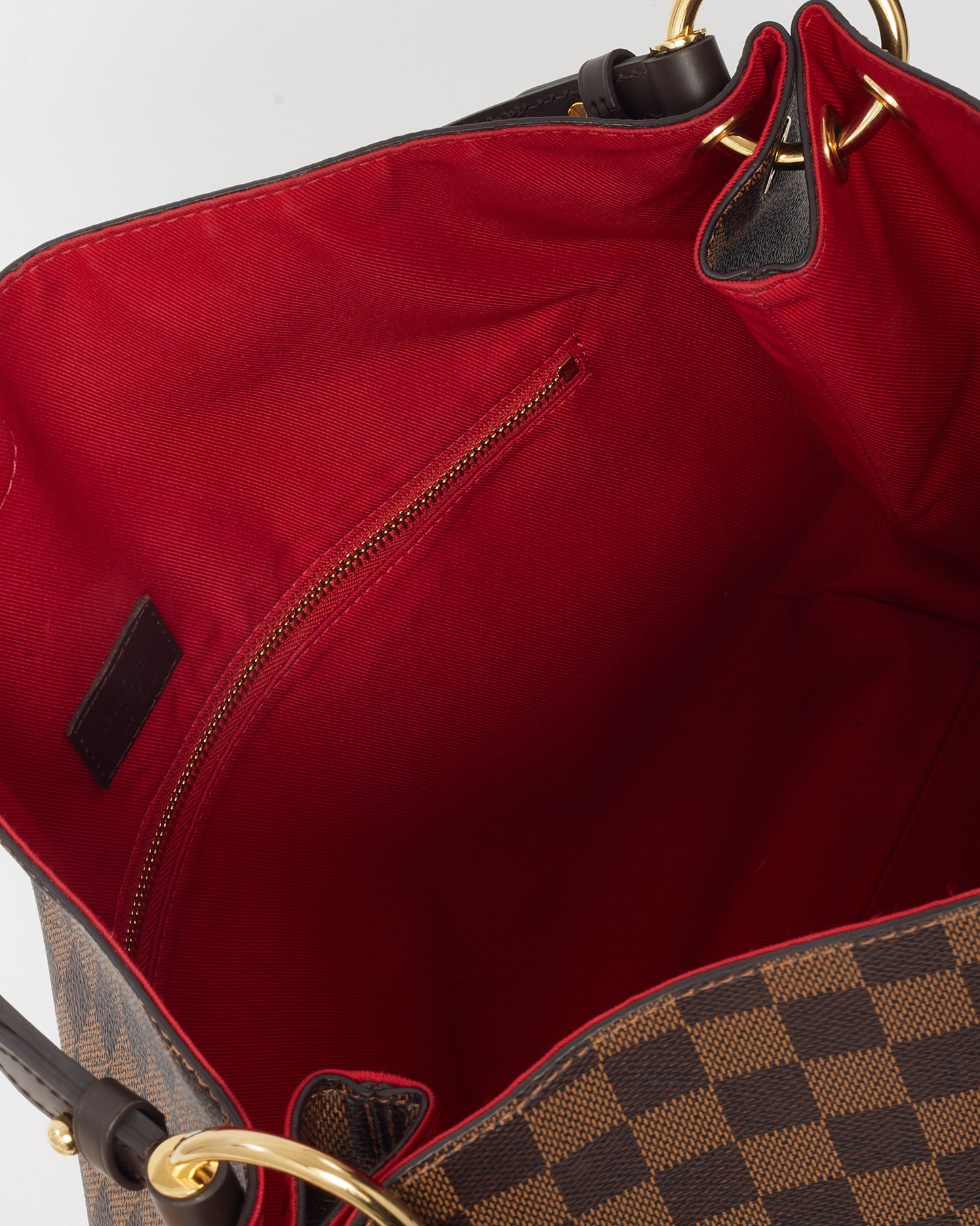 Louis Vuitton Damier Ebene Coated Canvas Graceful MM Shoulder Bag