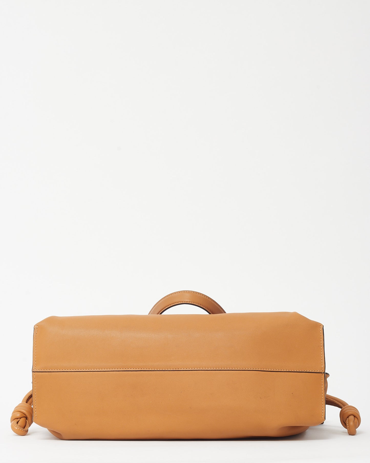 Loewe Tan "Warm Desert" Calfskin Leather Large Flamenco Clutch Shoulder Bag