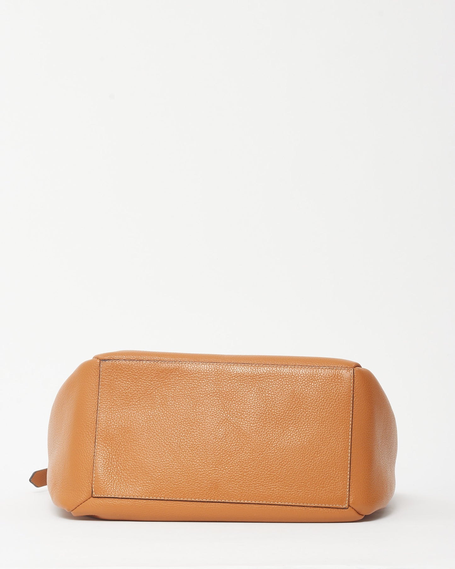 Totême Tan Grained Leather Belt Hobo Shoulder Bag