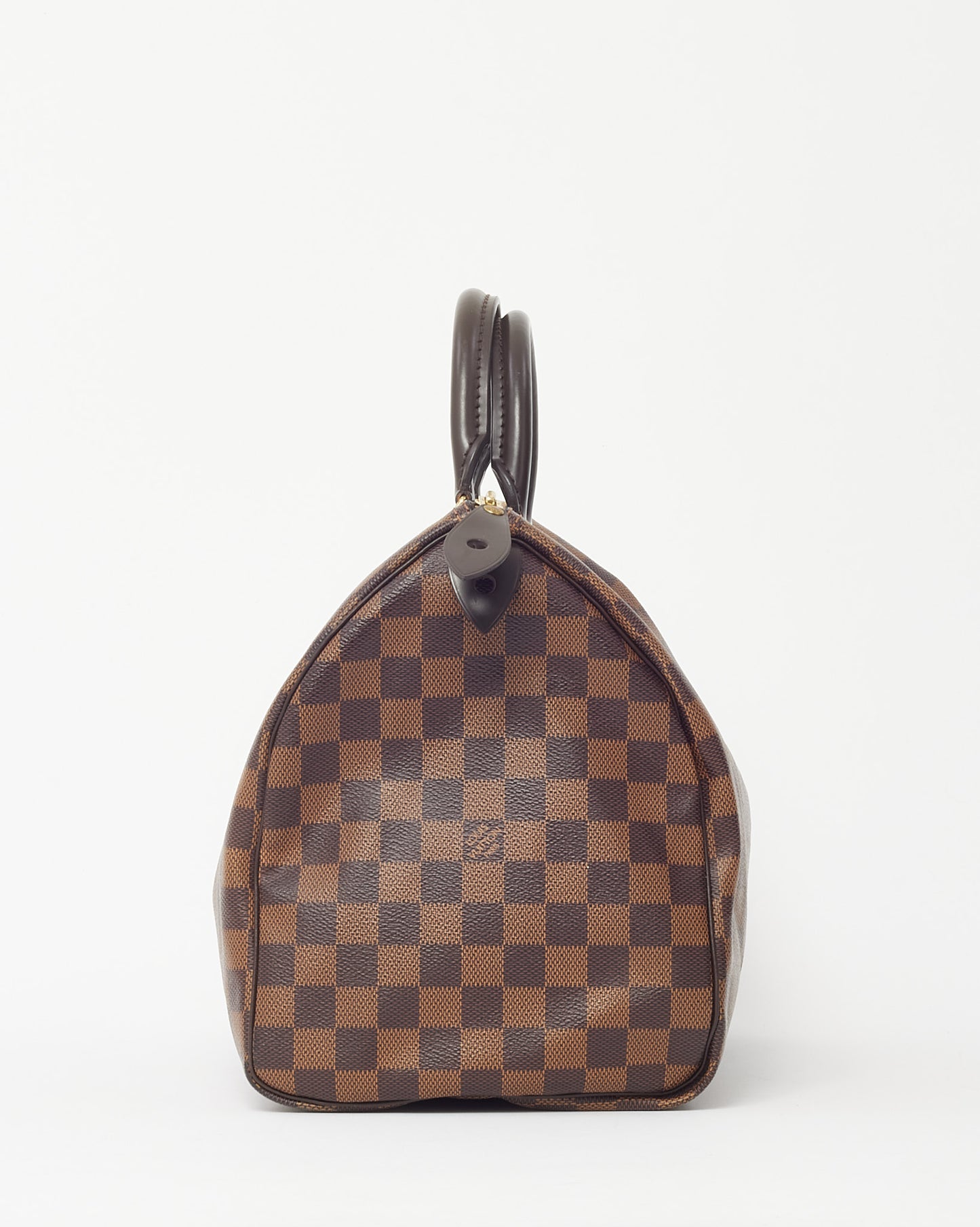 Louis Vuitton Damier Ebene Coated Canvas Speedy 35 Bag
